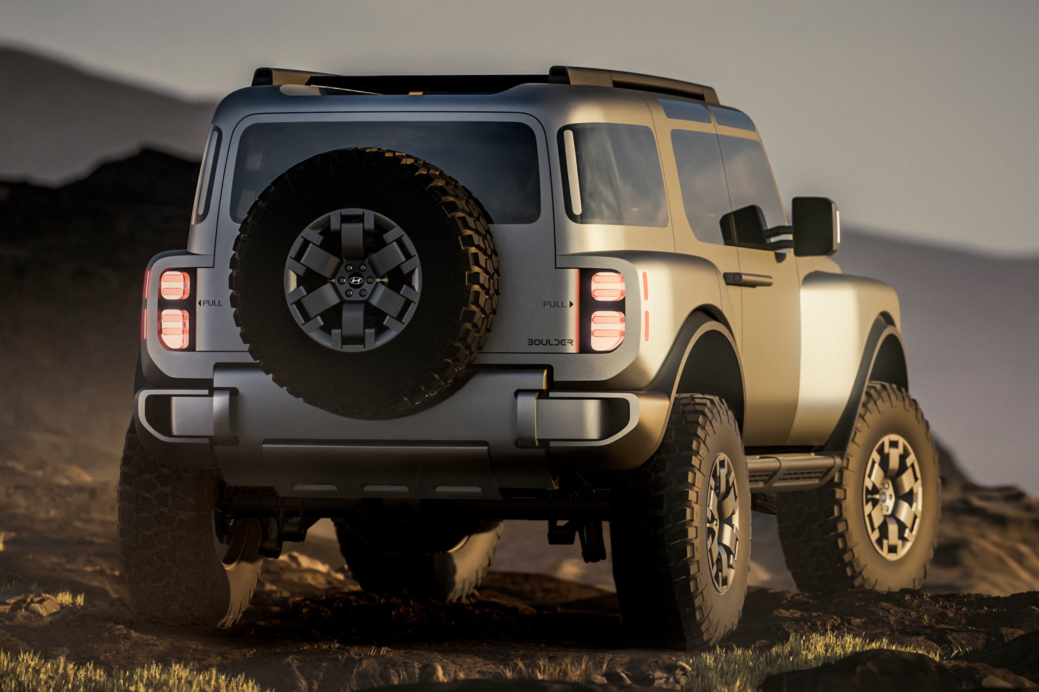 Hyundai unveils rugged Boulder SUV concept 