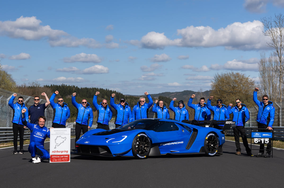 Ford GT Mk IV is the fastest pure-petrol car at Nurburgring