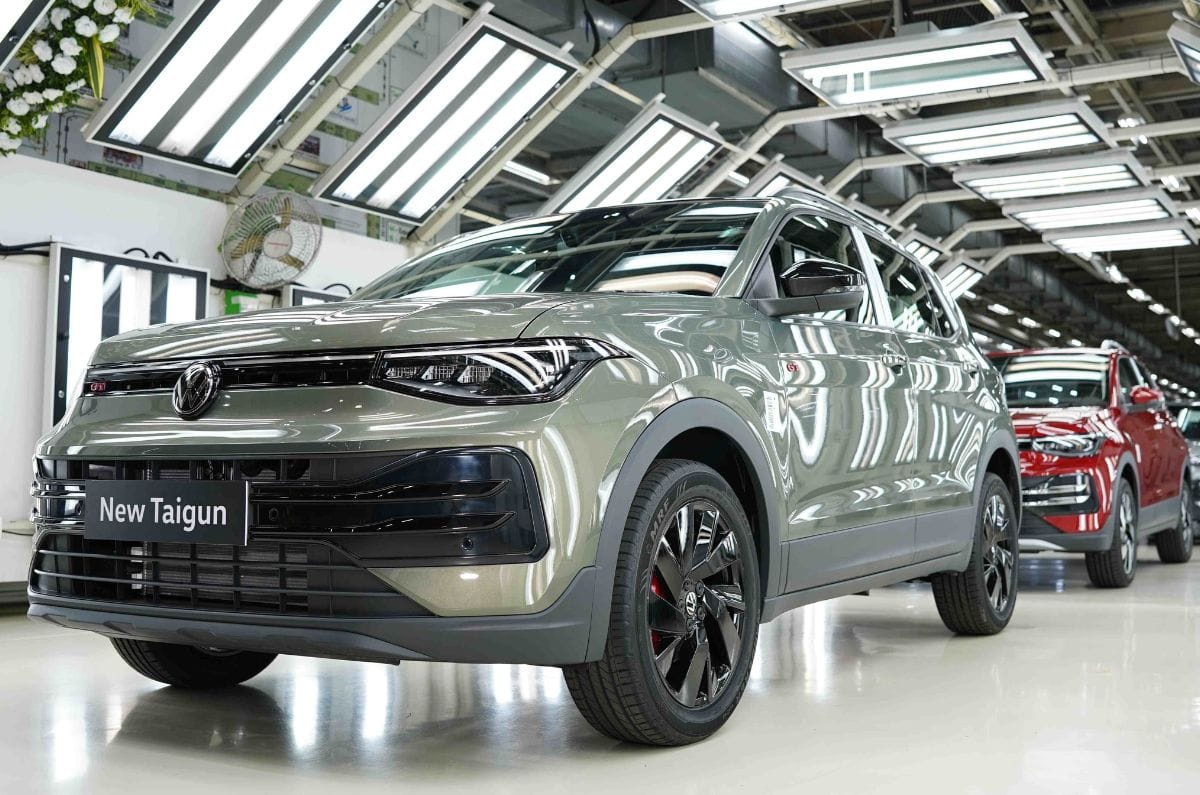 2026 Volkswagen Taigun facelift GT front third