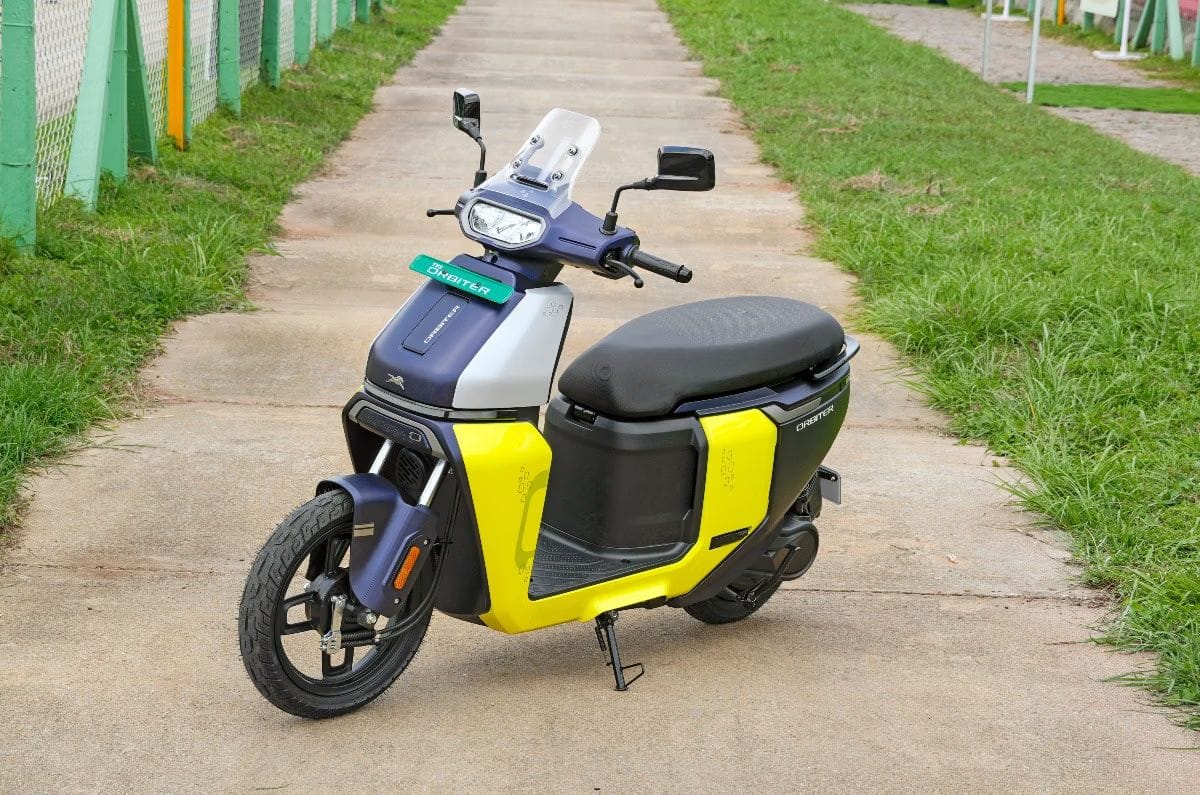 TVS Orbiter front left side static in field