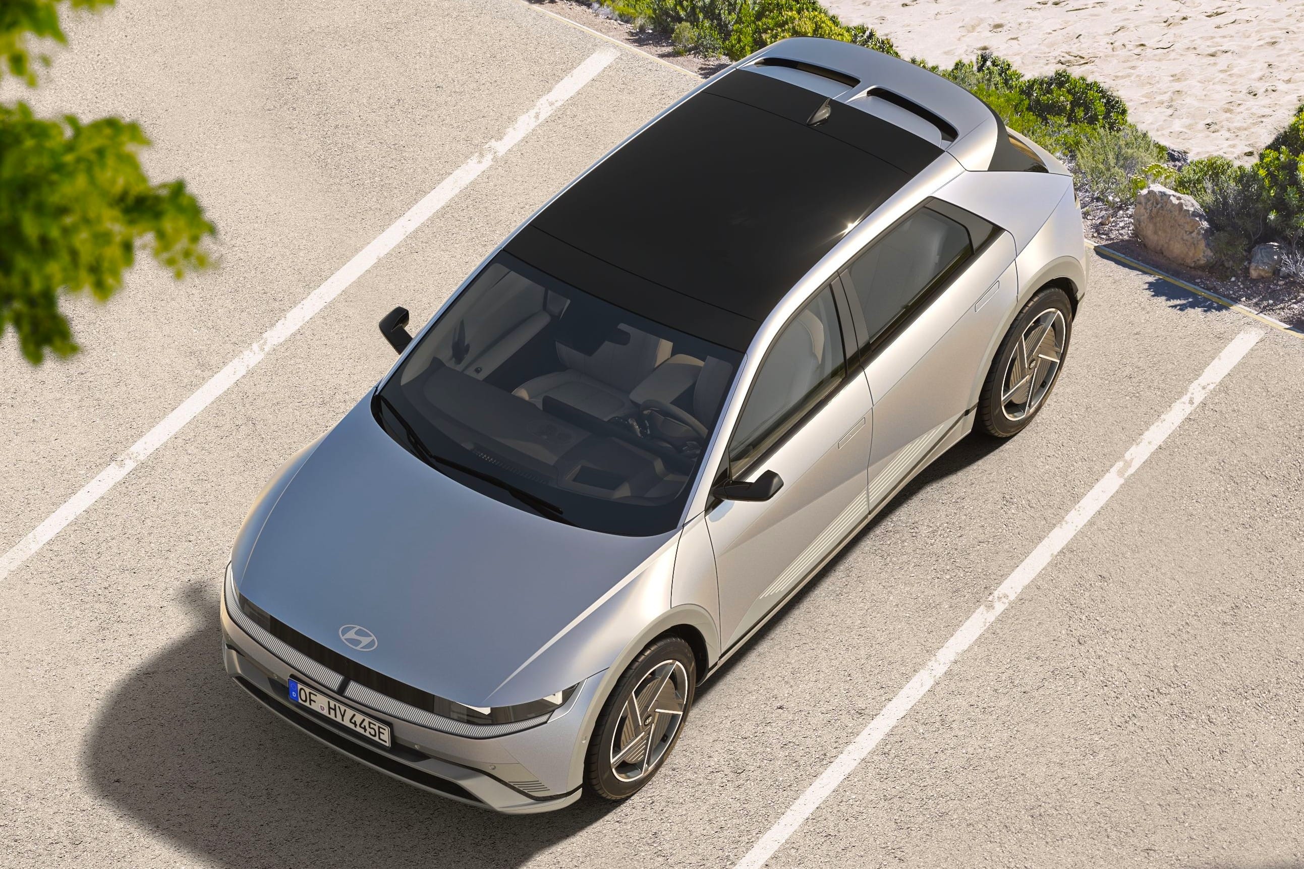 Hyundai Ioniq 5 facelift spied testing in India