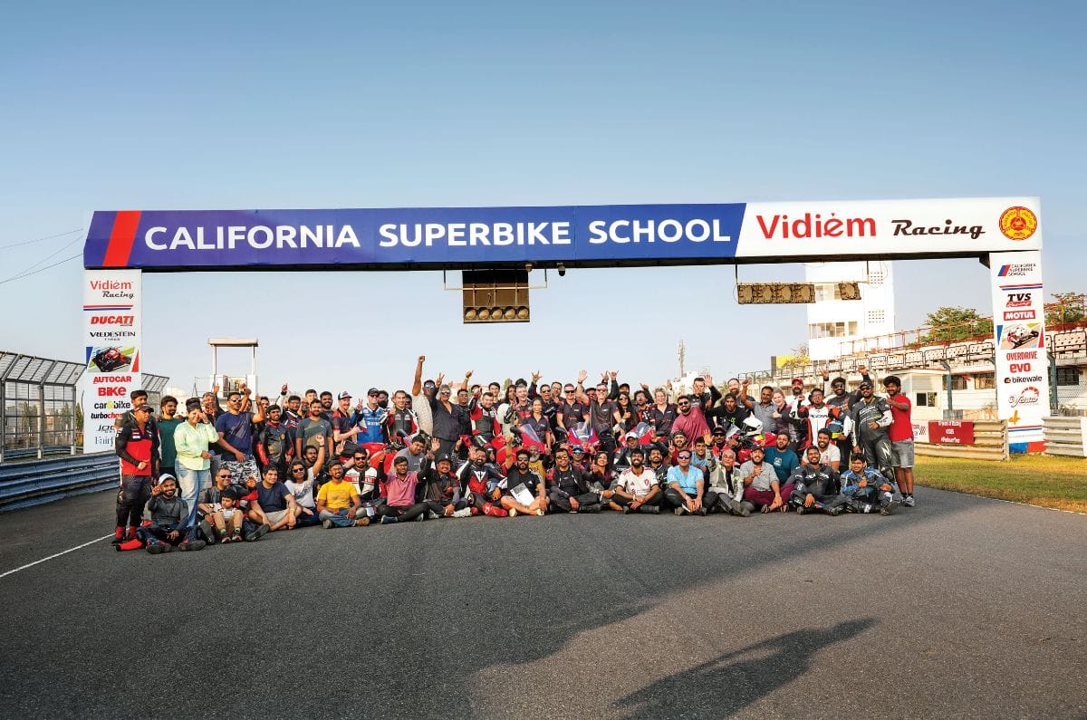 Aprilia RS 457 ridden at California Superbike school 2026