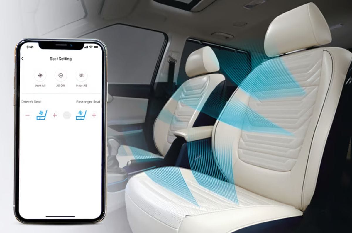 Kia Connect remote seat ventilation