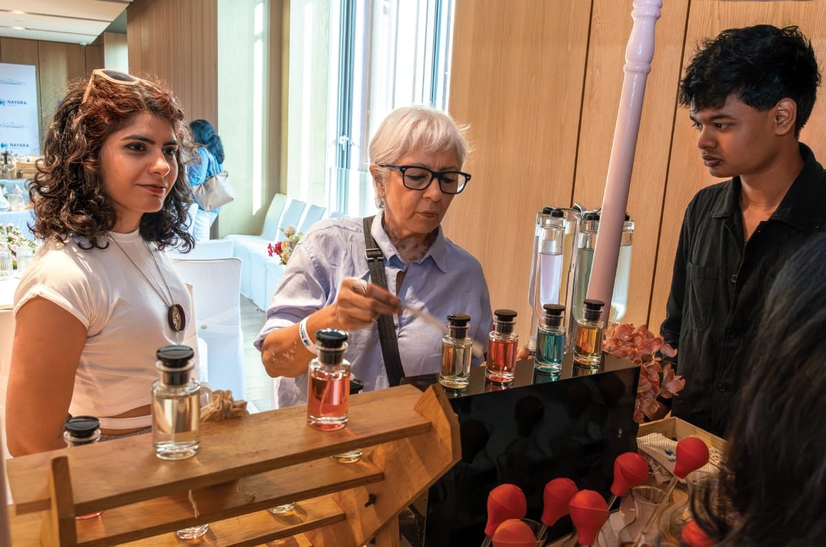 Nayara Energy Women's Day Rally 2026 perfume making