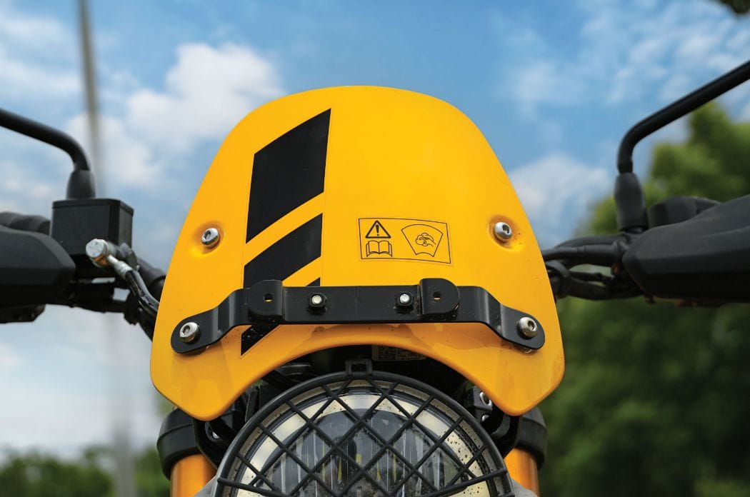 Triumph Scrambler 400 XC flyscreen