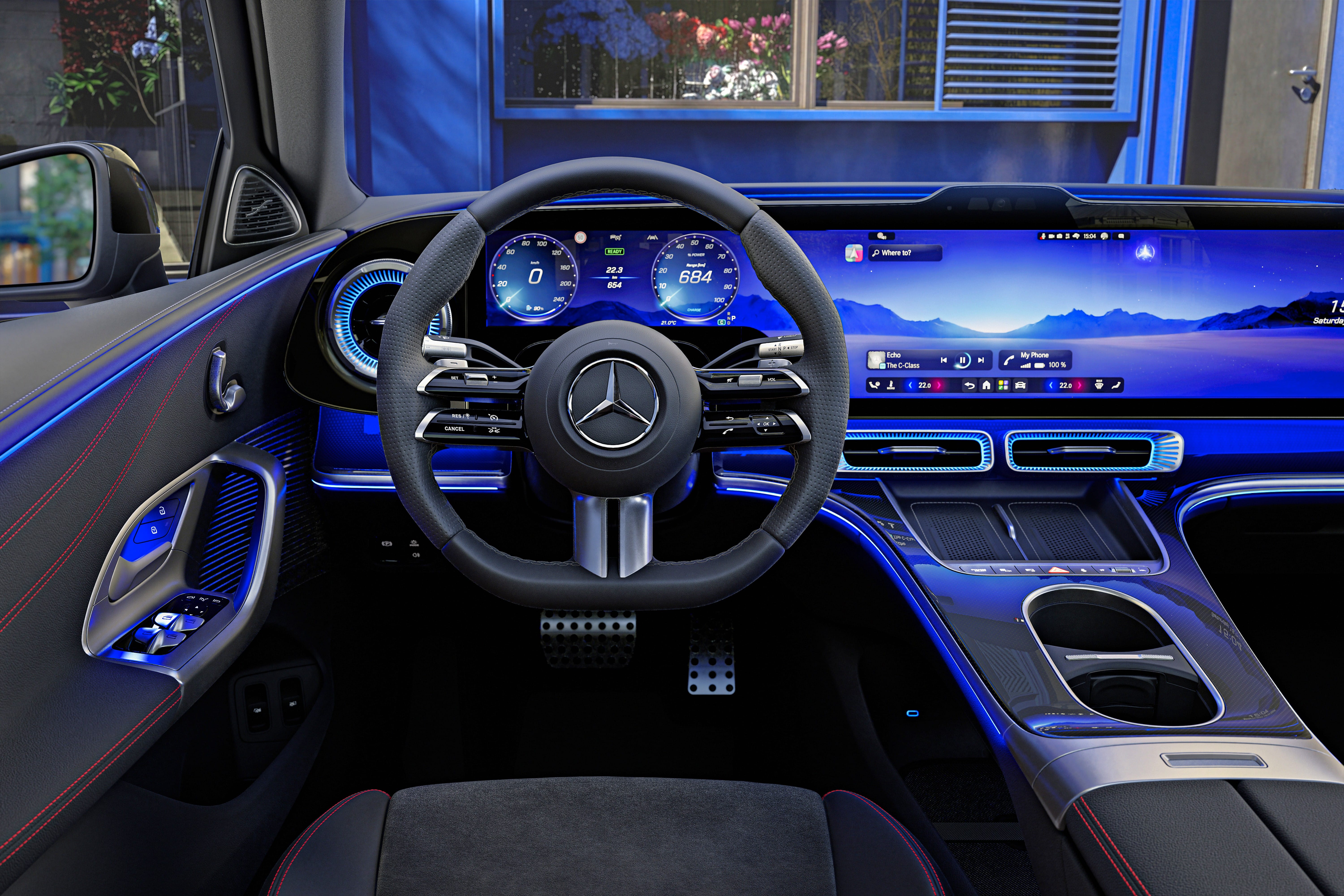 Mercedes-Benz reveals interior of upcoming C-Class EV