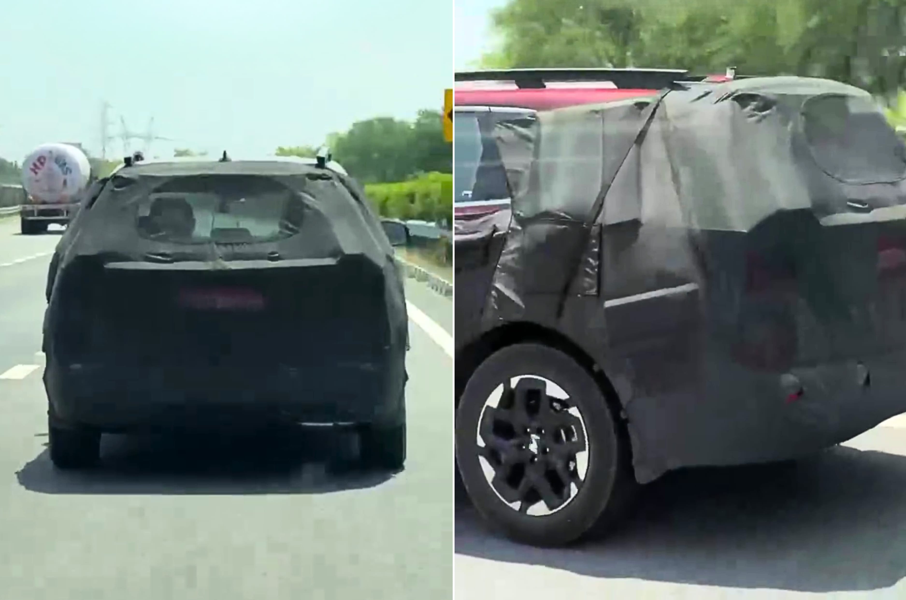 Kia Sorento spied rear