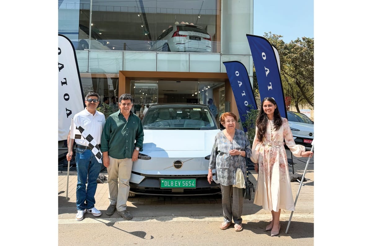 Volvo EX30 Delhi-Mumbai flag off