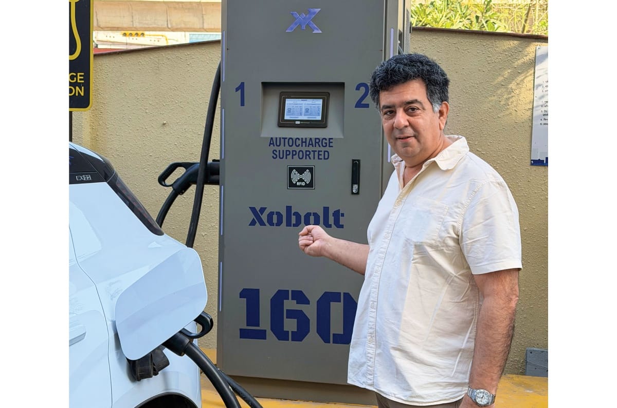 Volvo EX30 Delhi-Mumbai hotel charger