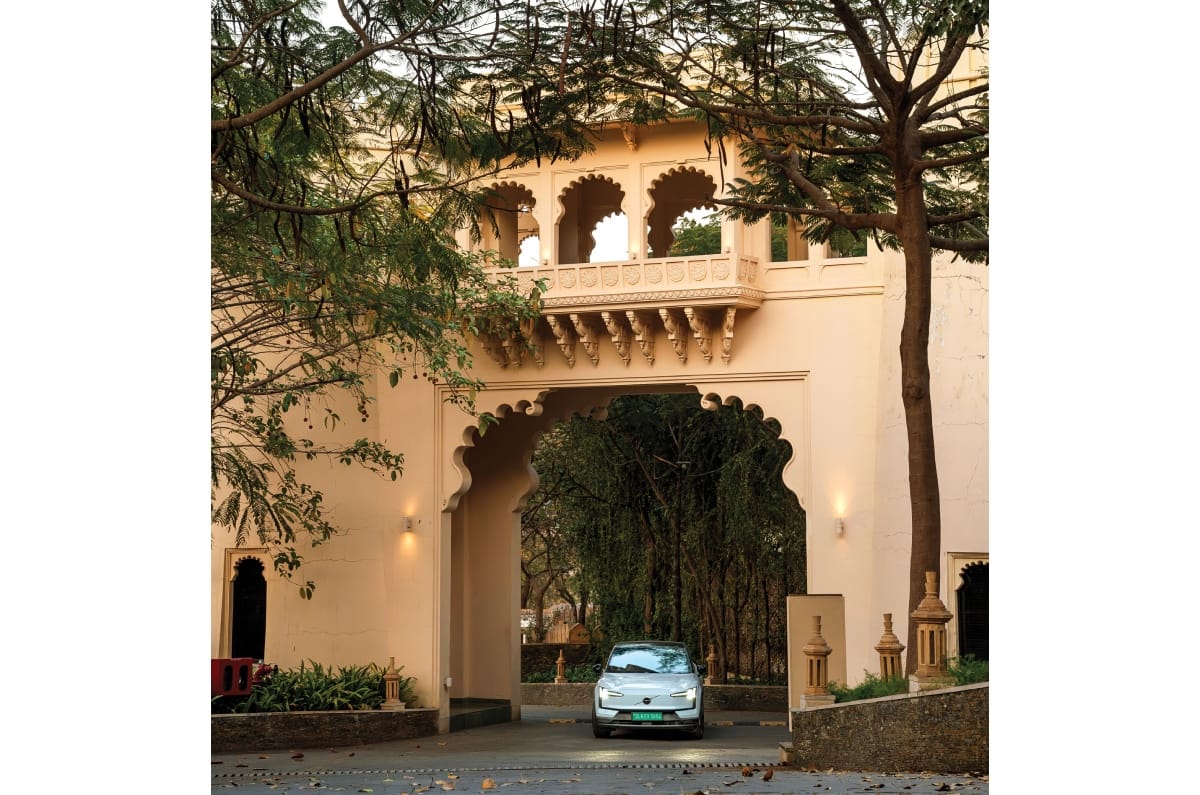 Volvo EX30 Delhi-Mumbai Aurika hotel