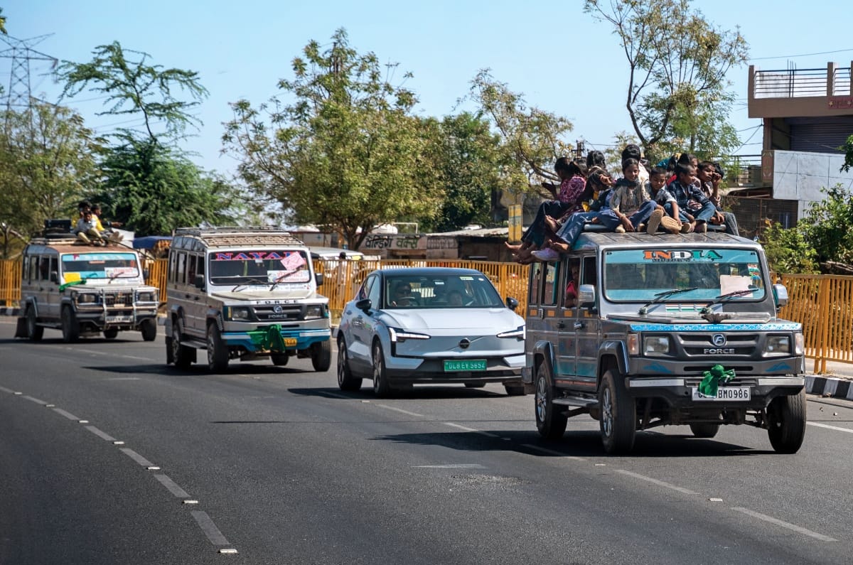 Volvo EX30 Delhi-Mumbai Rajasthan