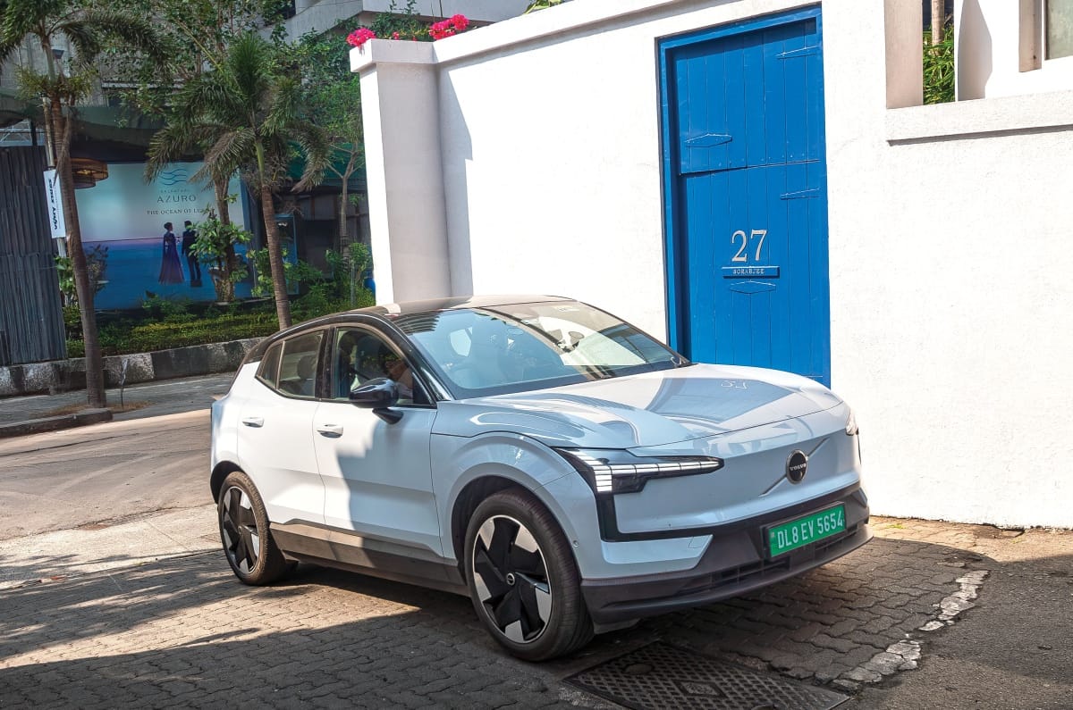 Volvo EX30 Delhi-Mumbai reached Mumbai home