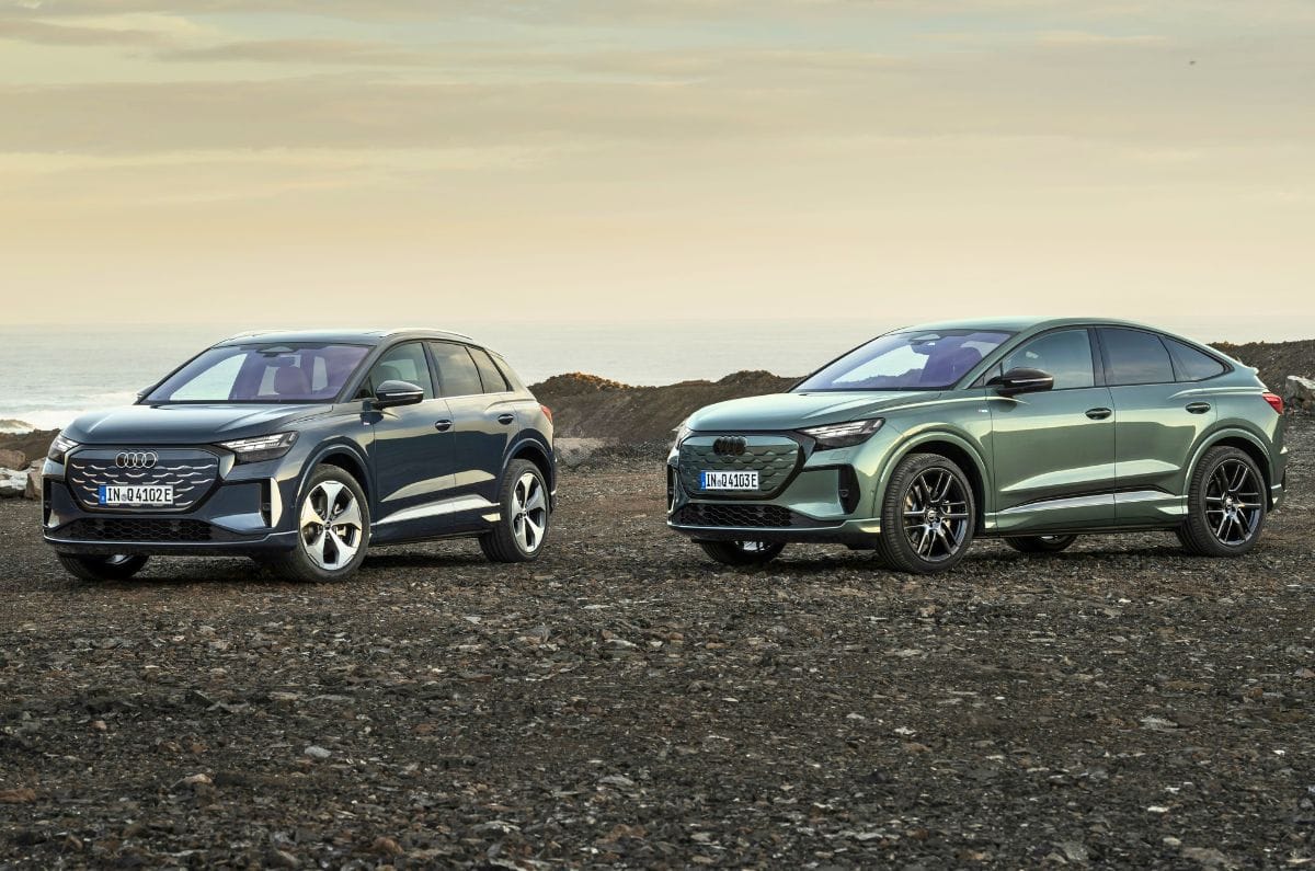 Audi Q4 e-tron facelift revealed in SUV, Sportback avatars 