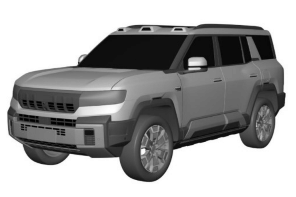 BYD Leopard 8 PHEV design patent filed in India