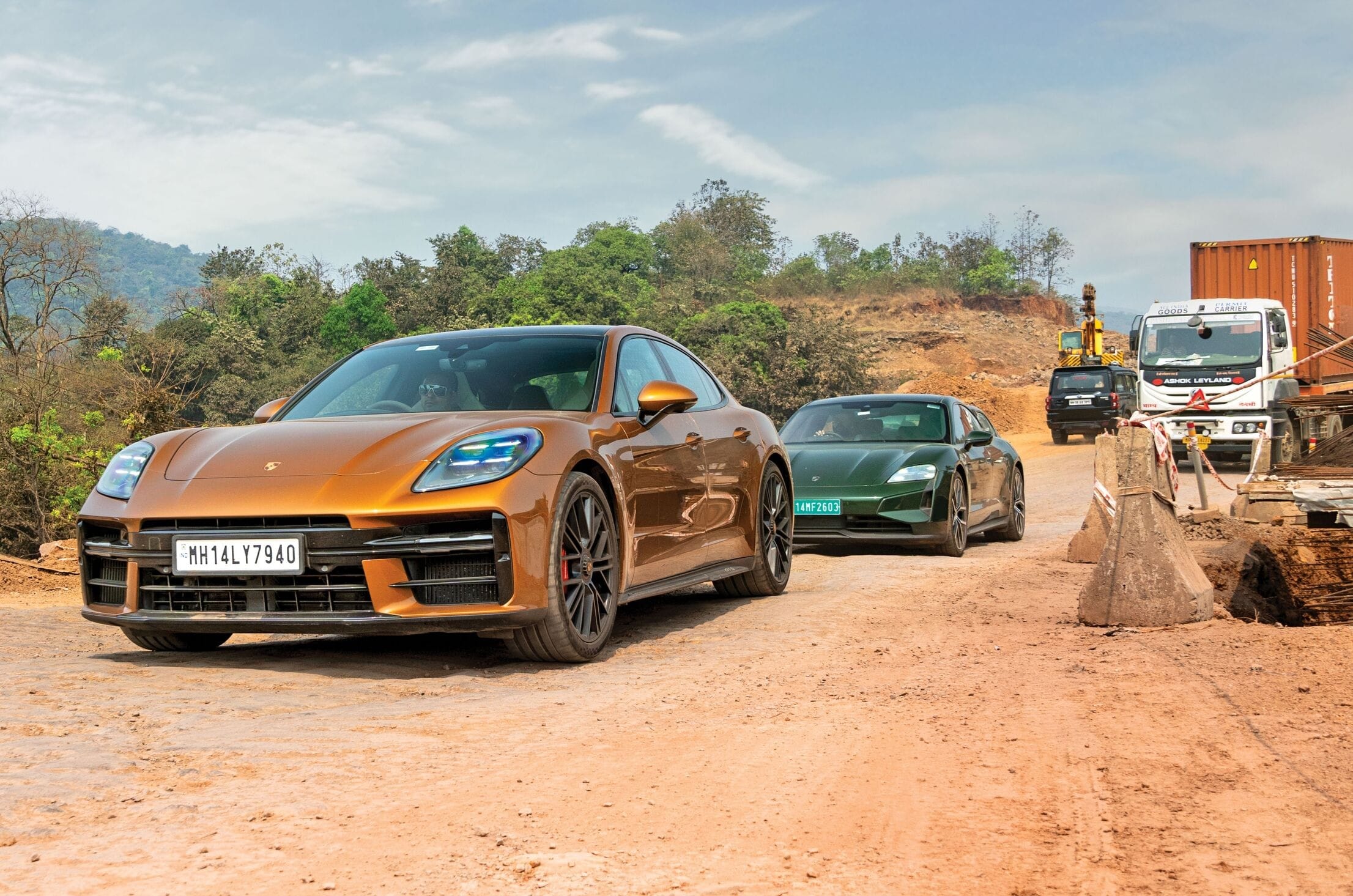 Mumbai-Goa road trip: Going the distance in a Porsche Taycan Turbo and Panamera 