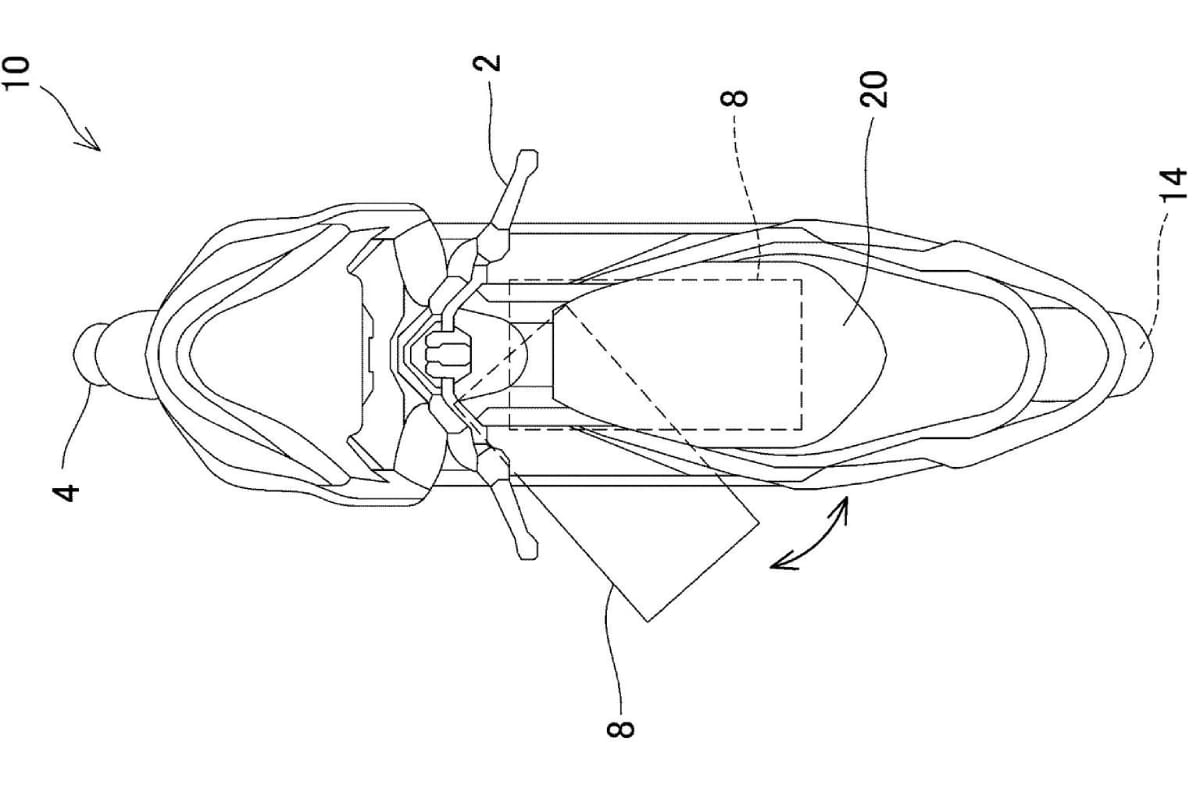 Toyota files patent for Suzuki Burgman-based hydrogen scooter