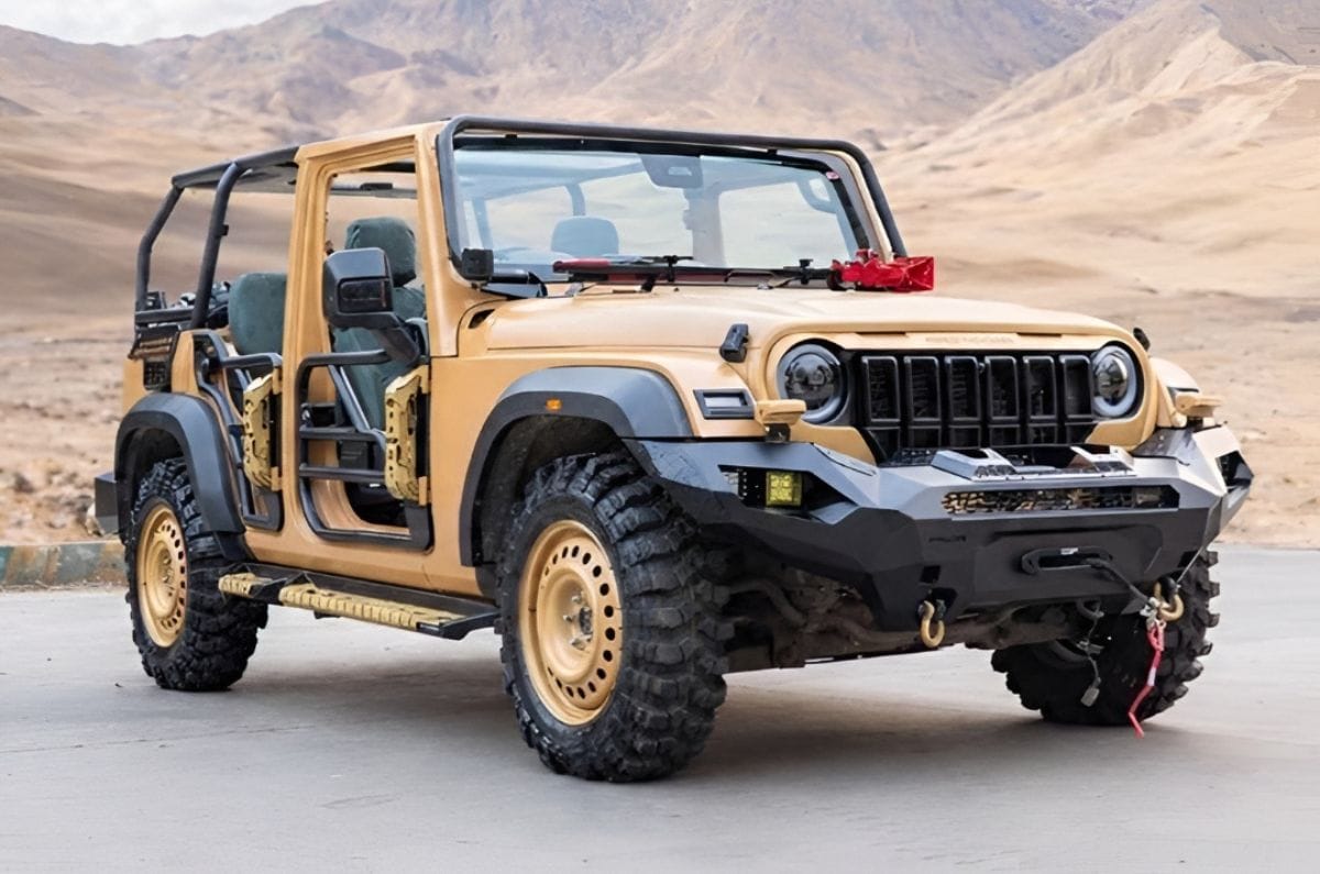 Mahindra unveils Thar Roxx-based ATV for Indian Army