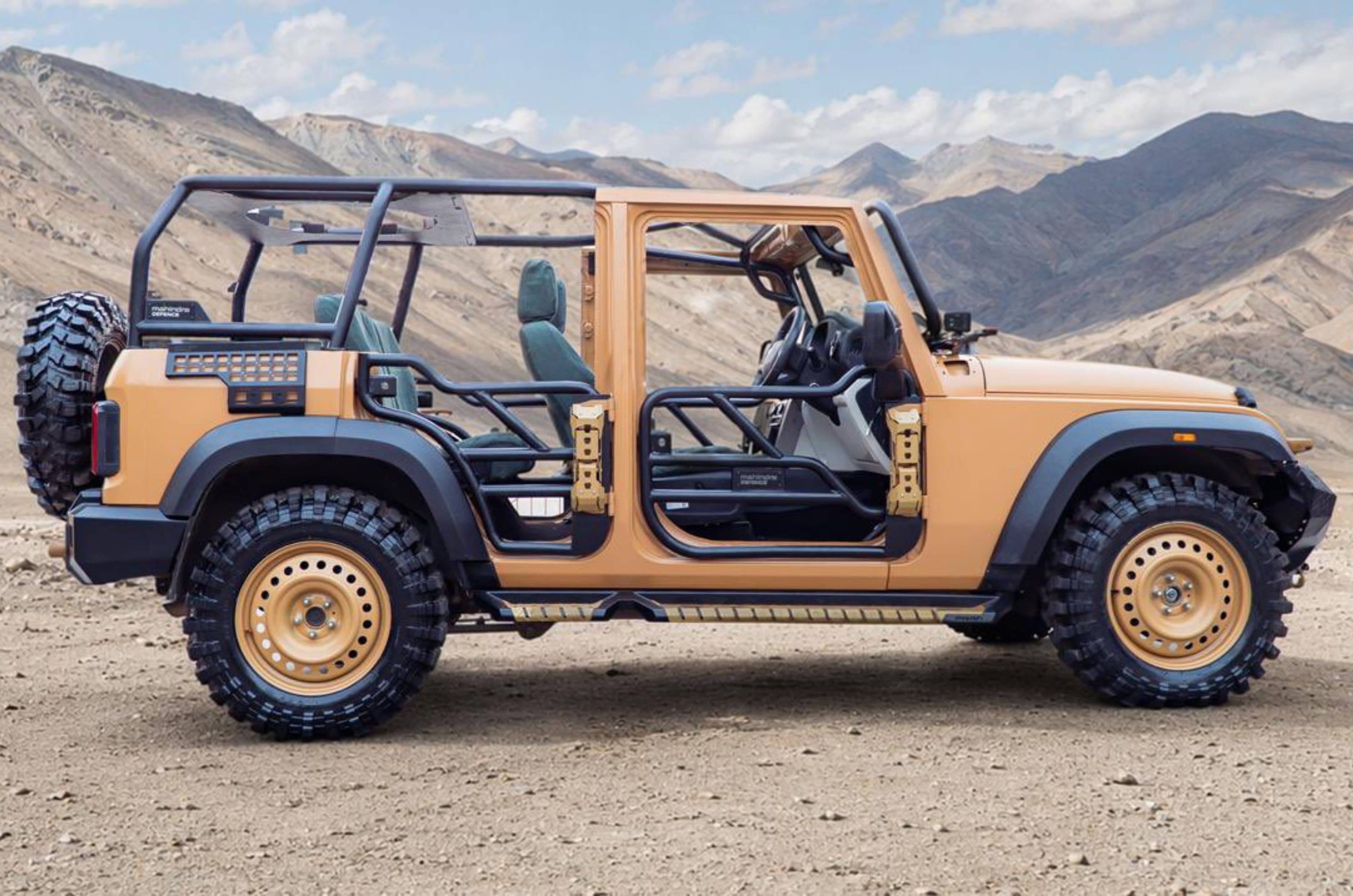Mahindra unveils Thar Roxx-based ATV for Indian Army