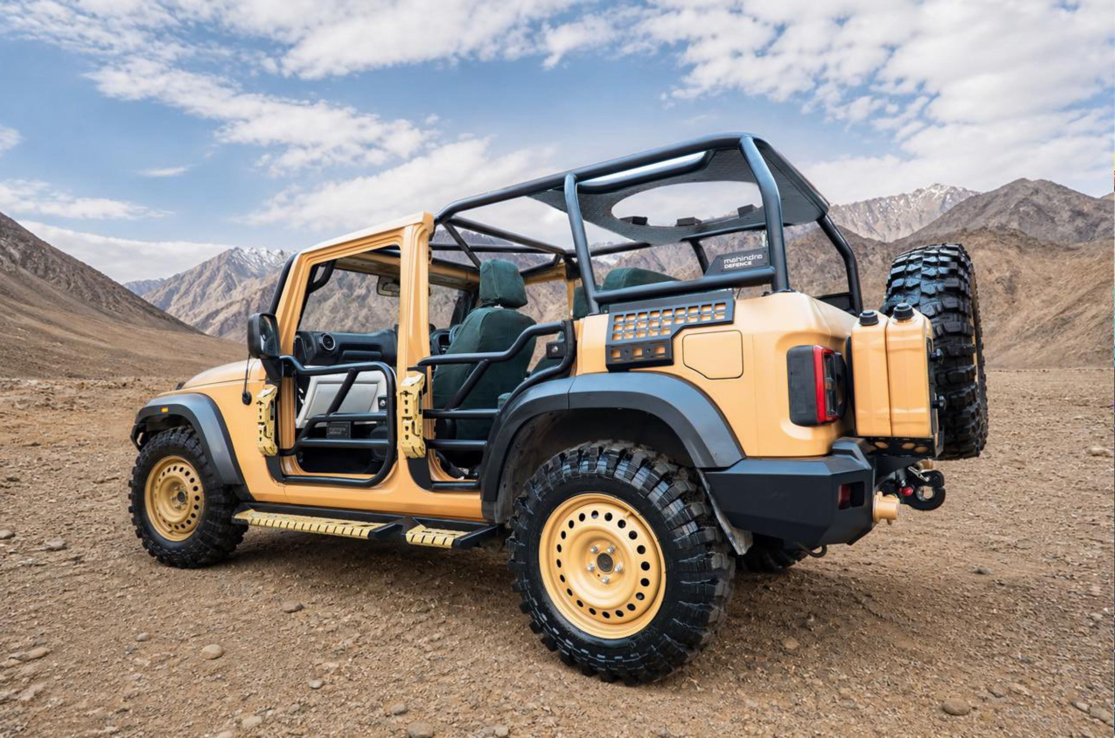 Mahindra unveils Thar Roxx-based ATV for Indian Army