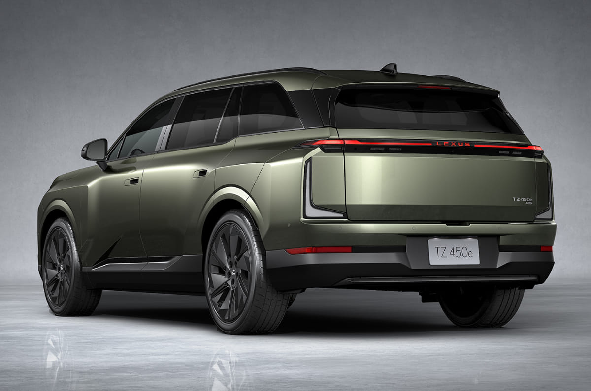 Lexus reveals 3-row TZ electric SUV with up to 530km range