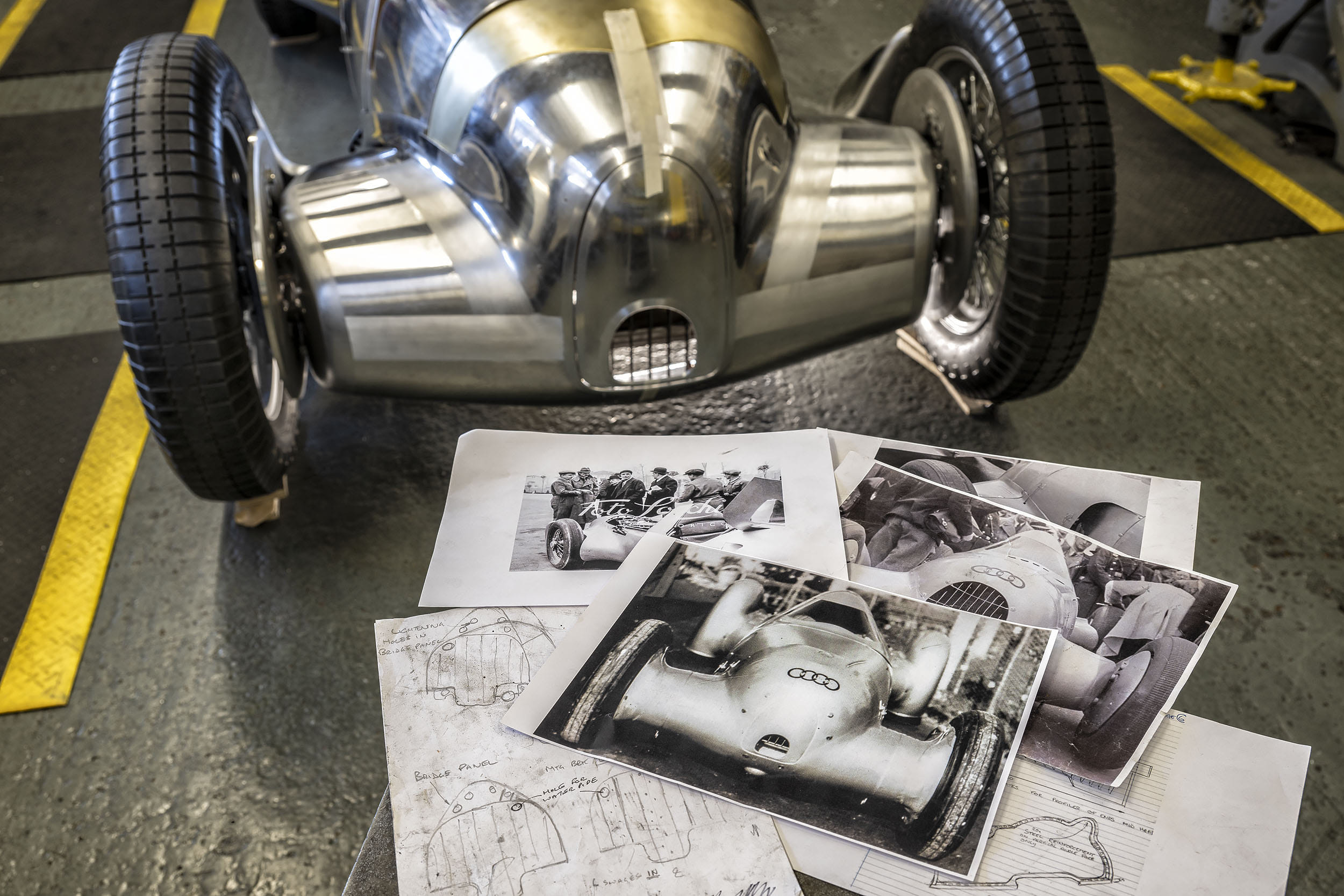 Audi remakes V16-powered Auto Union Lucca road racer
