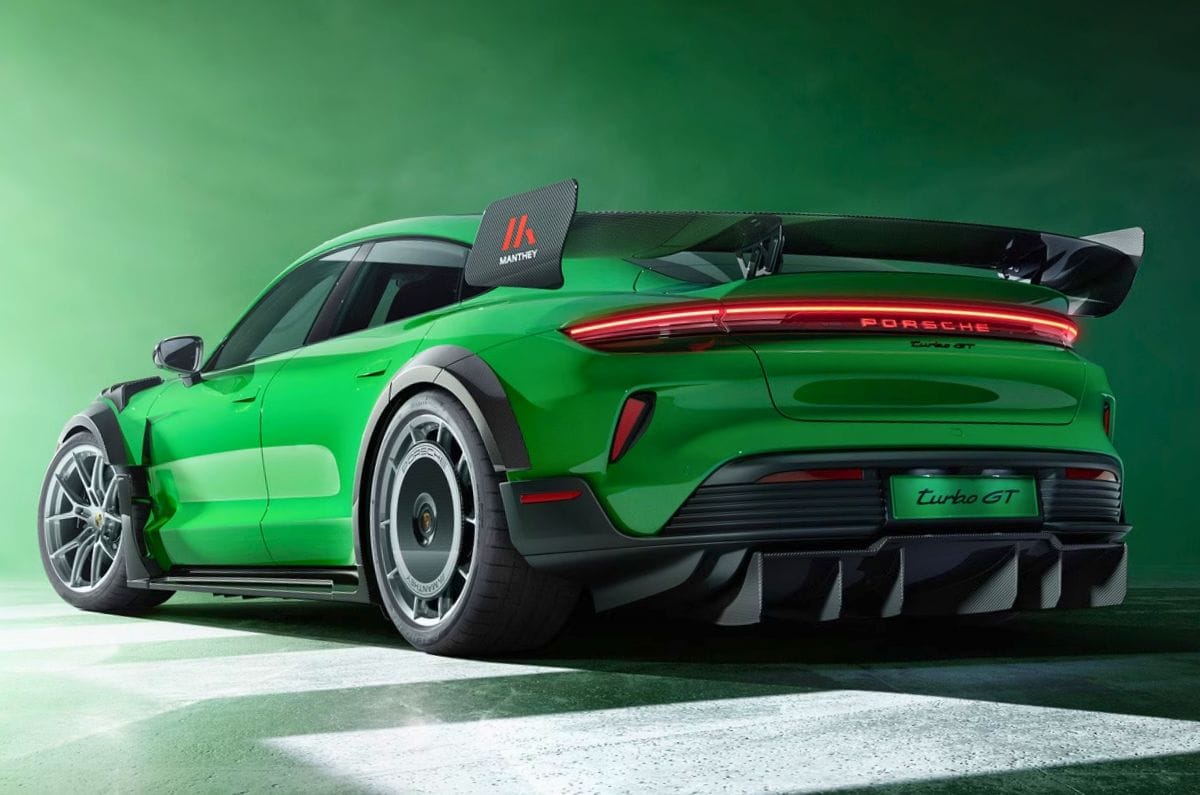 Porsche Taycan Turbo GT with Manthey Kit sets new Nurburgring EV record