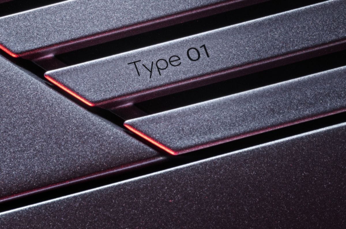 Jaguar Type 01 bonnet logo