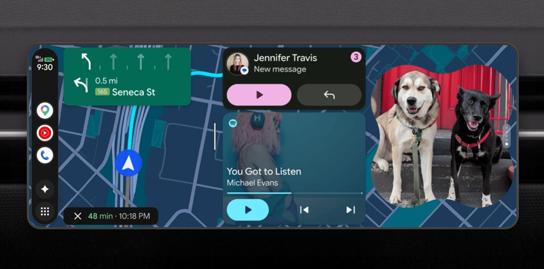 Google revamps Android Auto with updated Google Maps, Dolby Atmos
