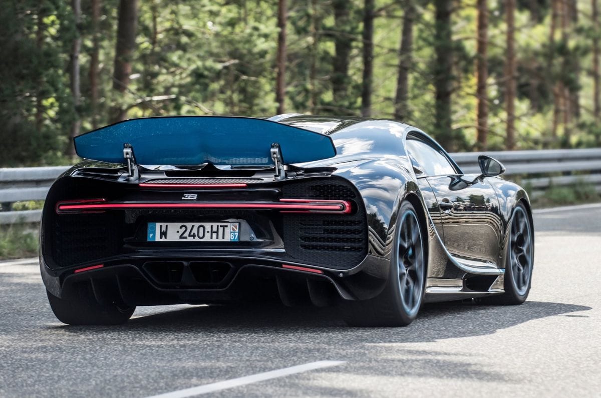 Bugatti Chiron rear spoiler