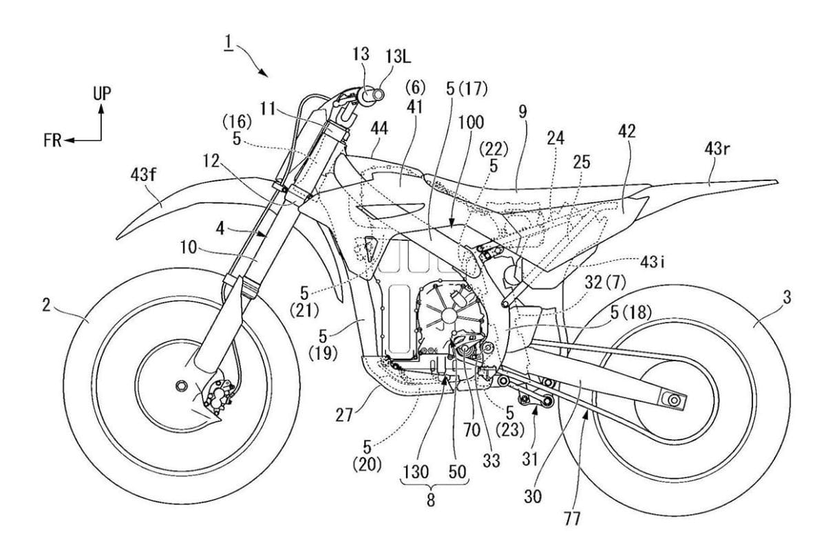 Honda patent hints at simulated clutch, haptic feedback for electric MX bikes