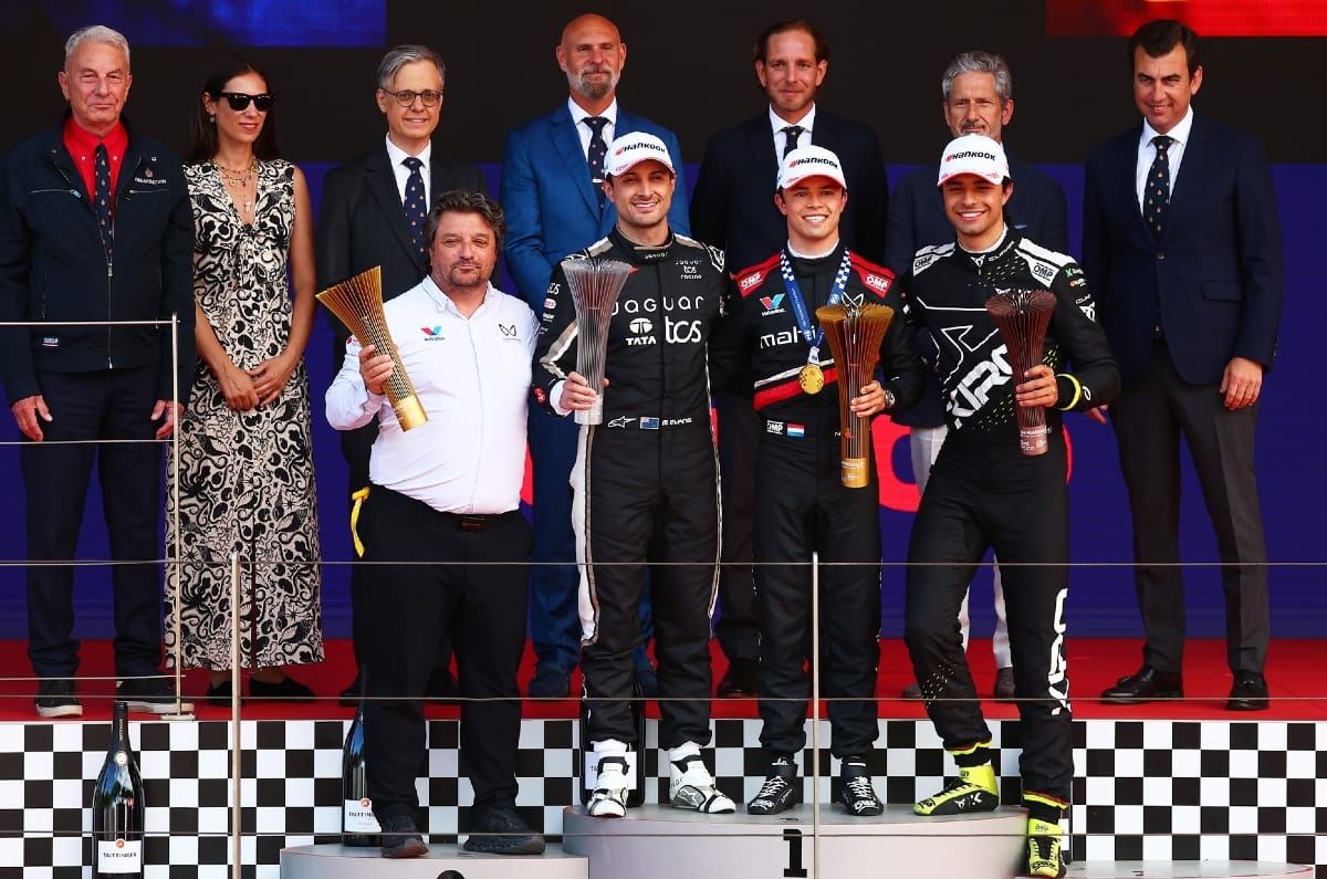 Formula E Monaco E Prix podium