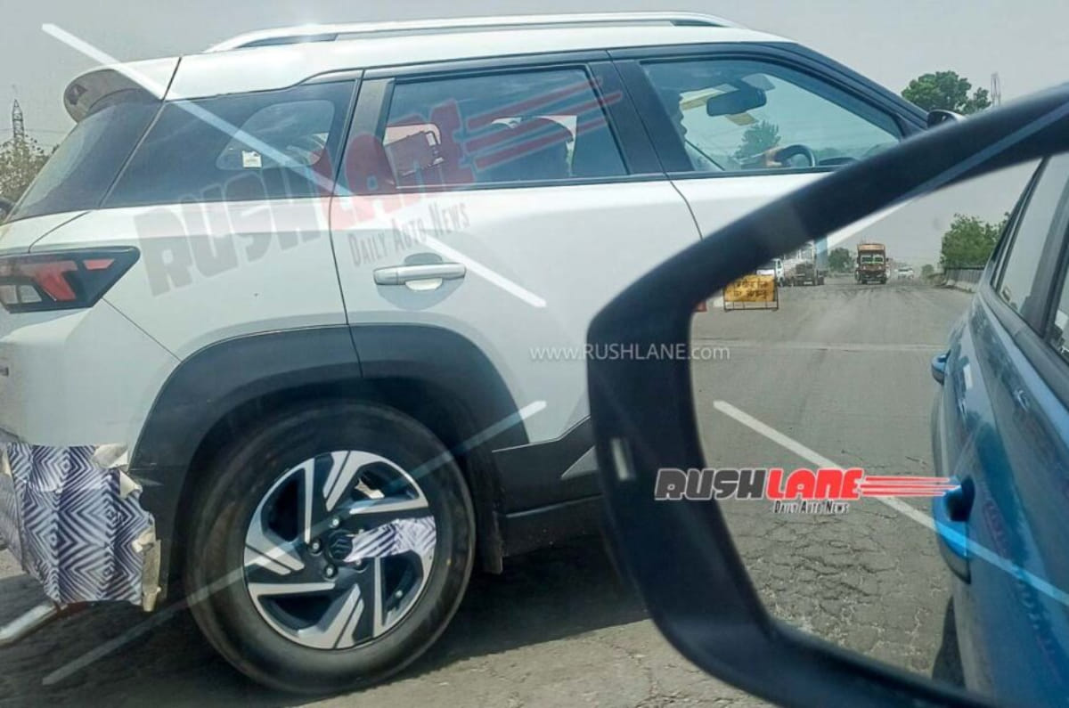 Maruti Suzuki Brezza facelift spied undergoing emission testing