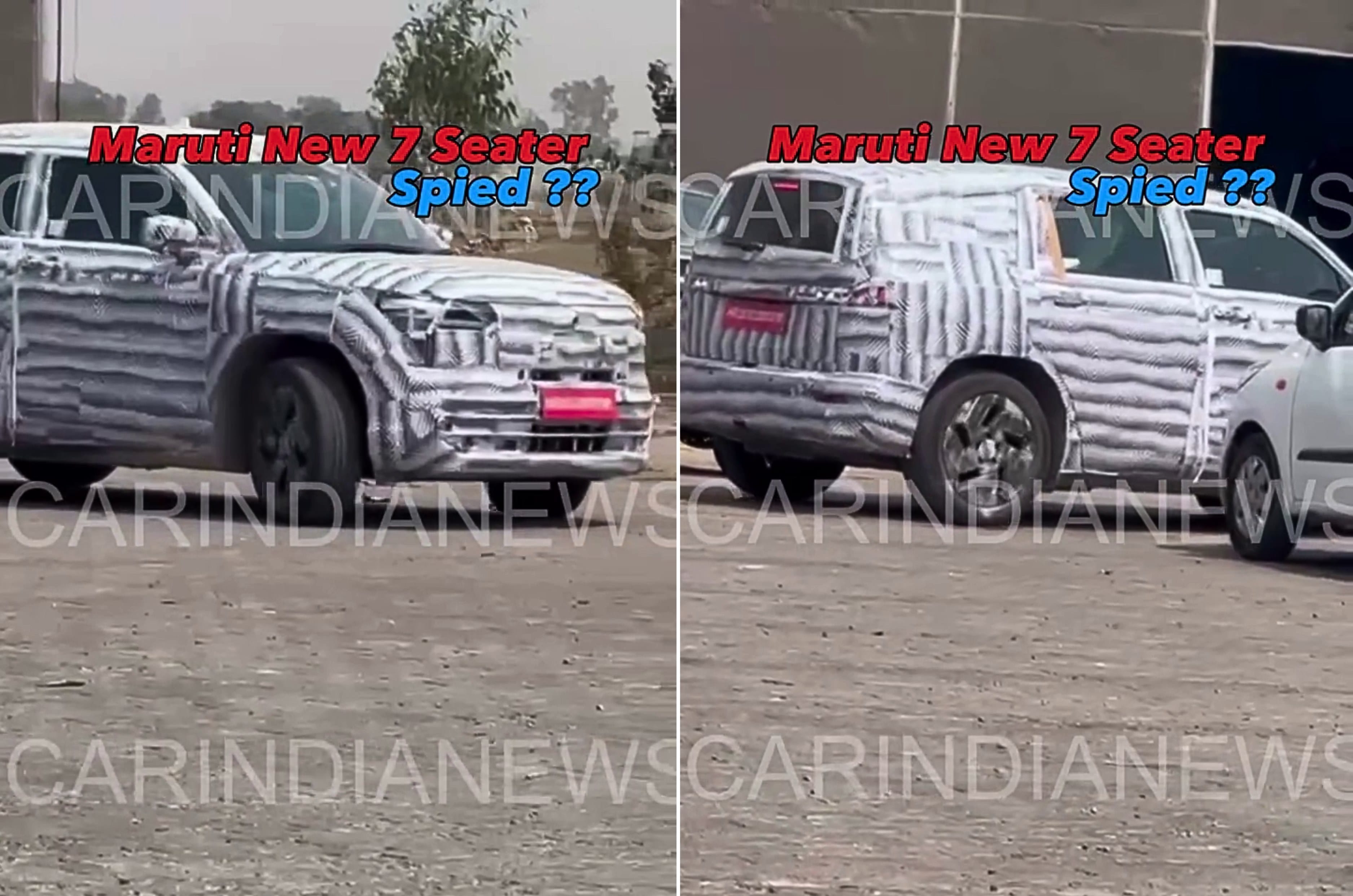 New Maruti three-row EV spied testing