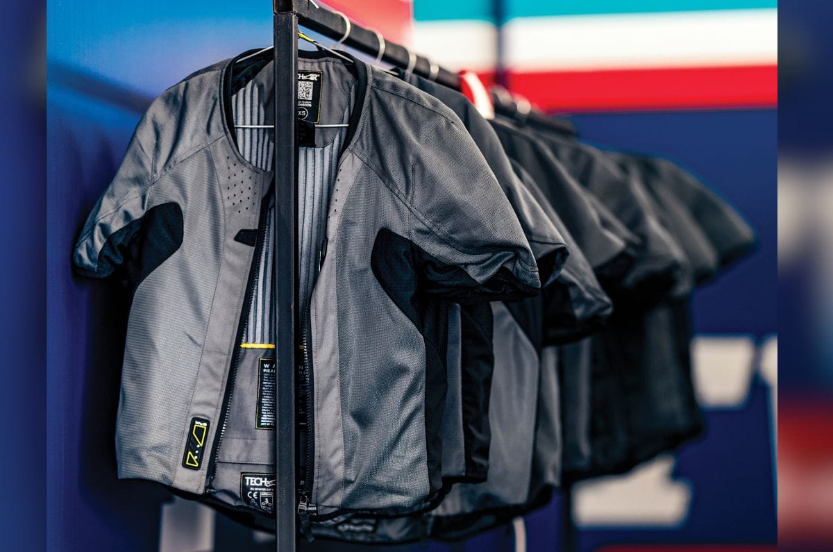 Alpinestars Tech Air 5 airbag vest supplied by TVS