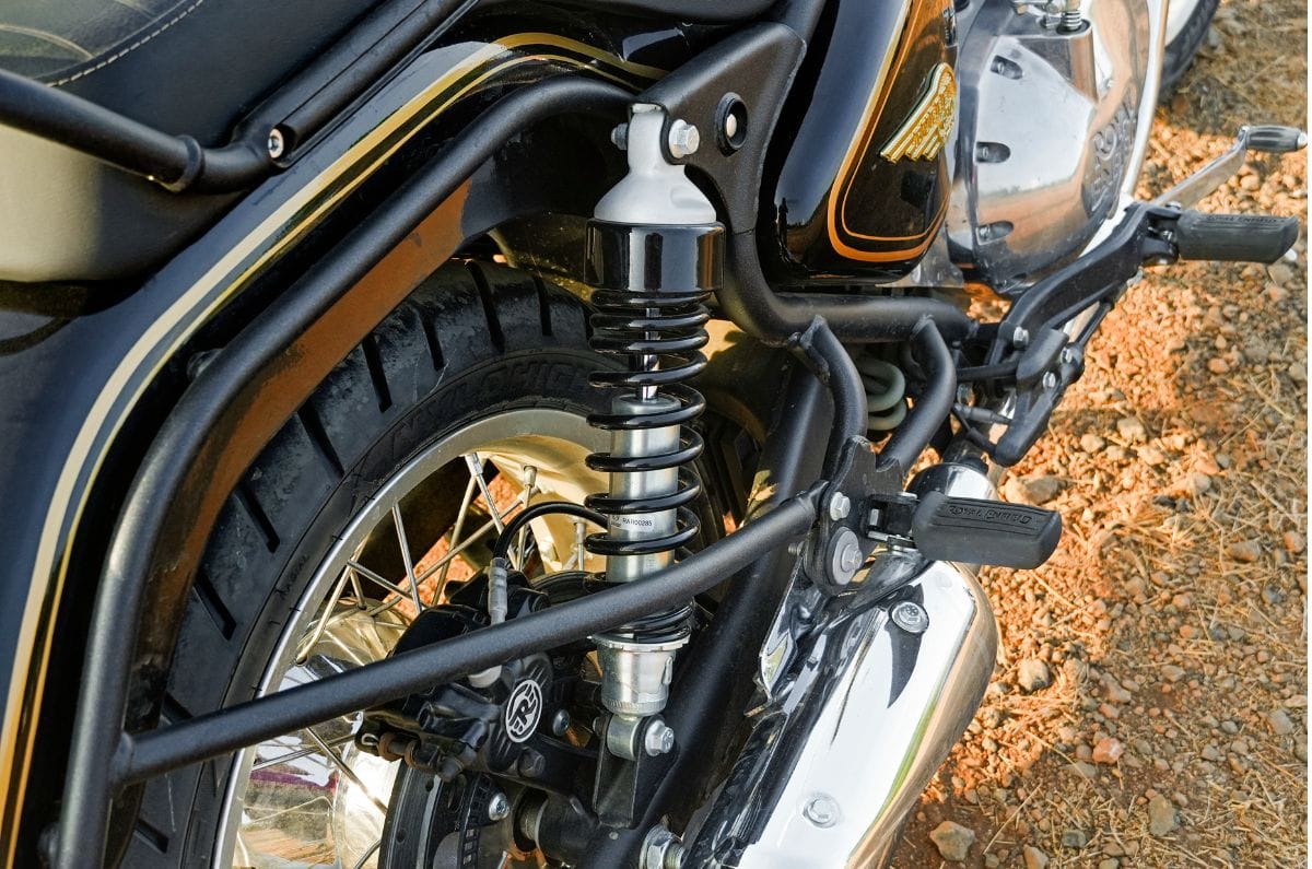Royal Enfield Bullet 650 rear suspension