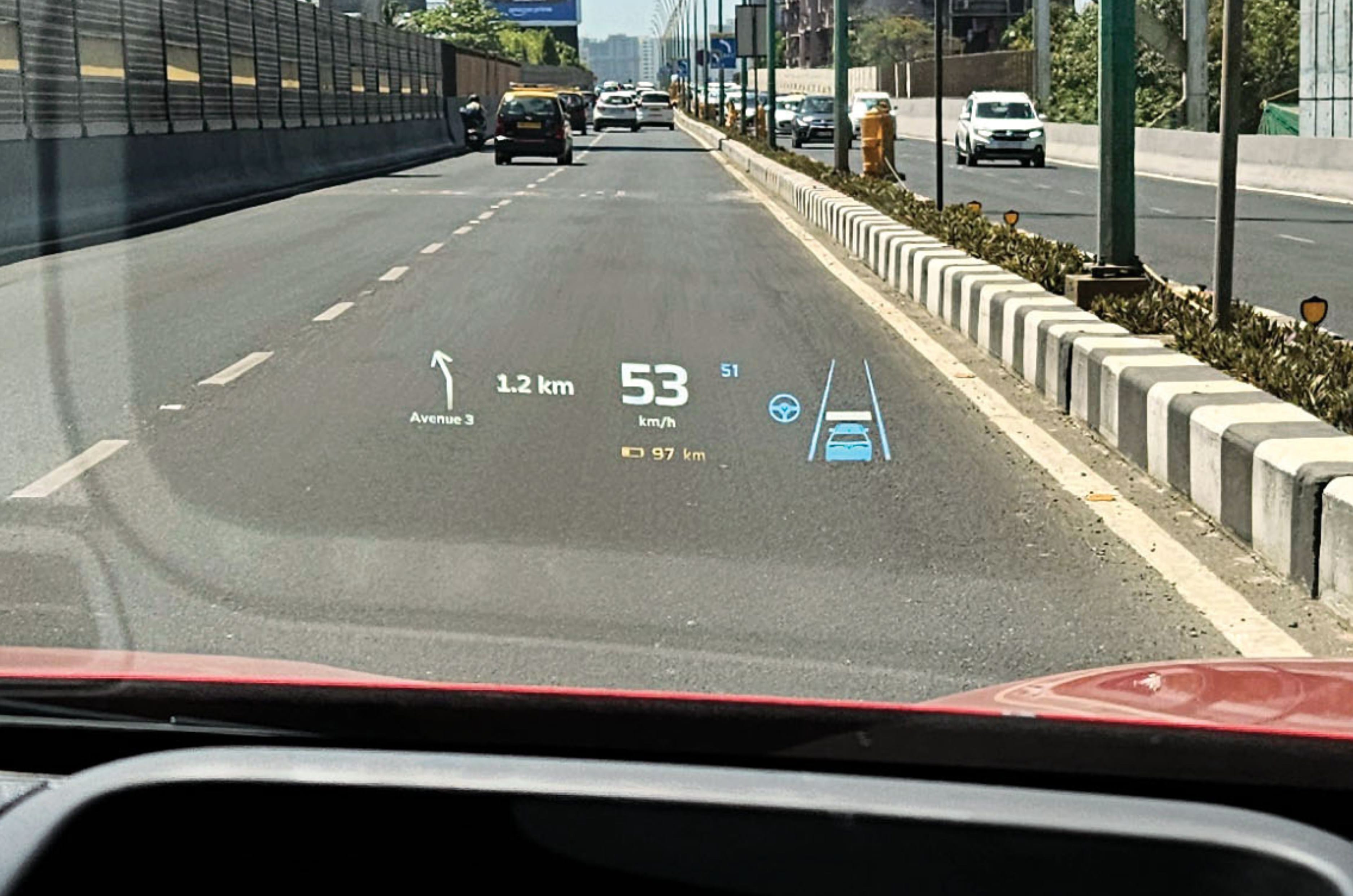Vinfast VF7 Head-Up Display
