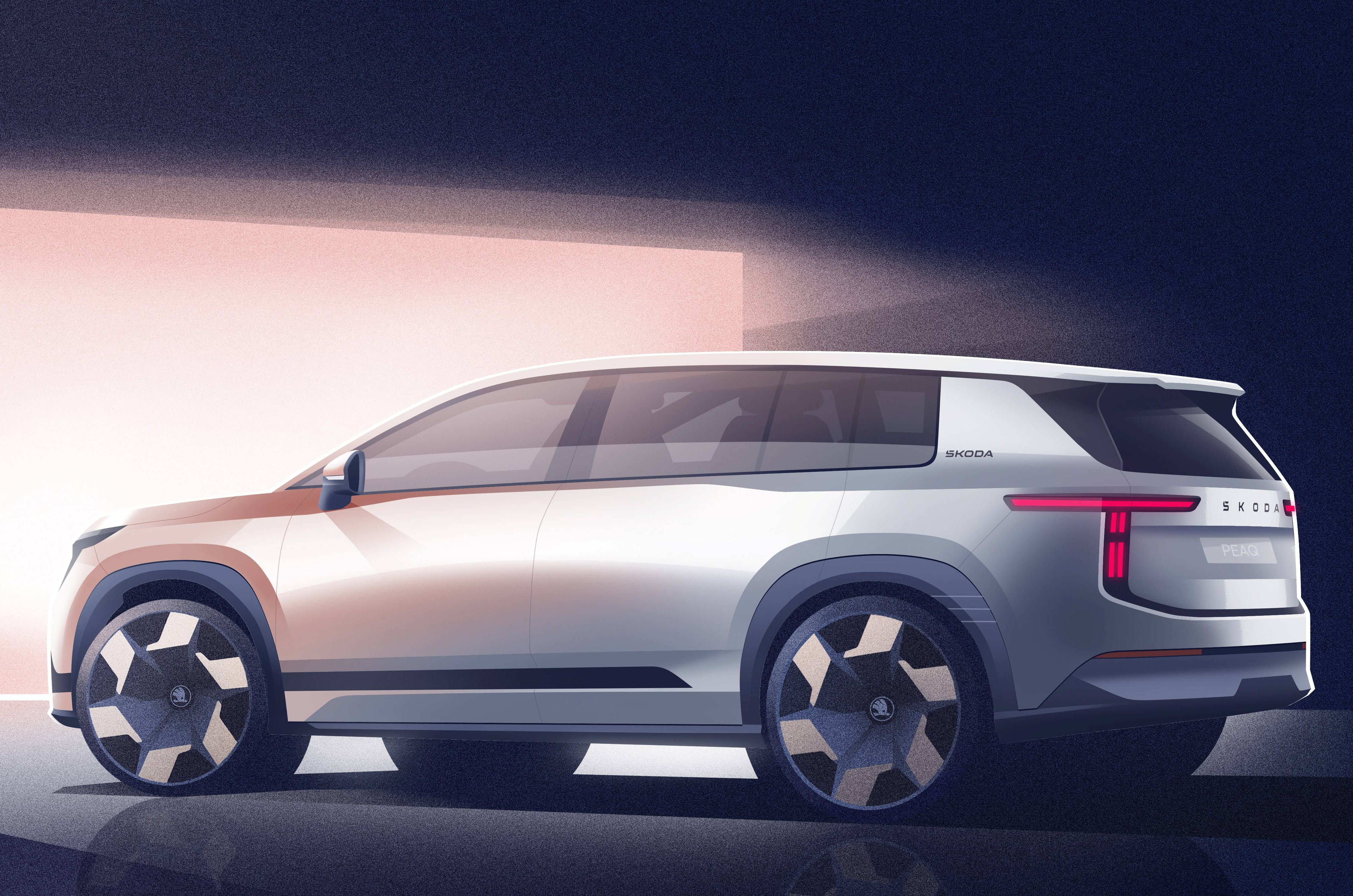 Skoda Peaq design sketches revealed ahead of June 23 debut