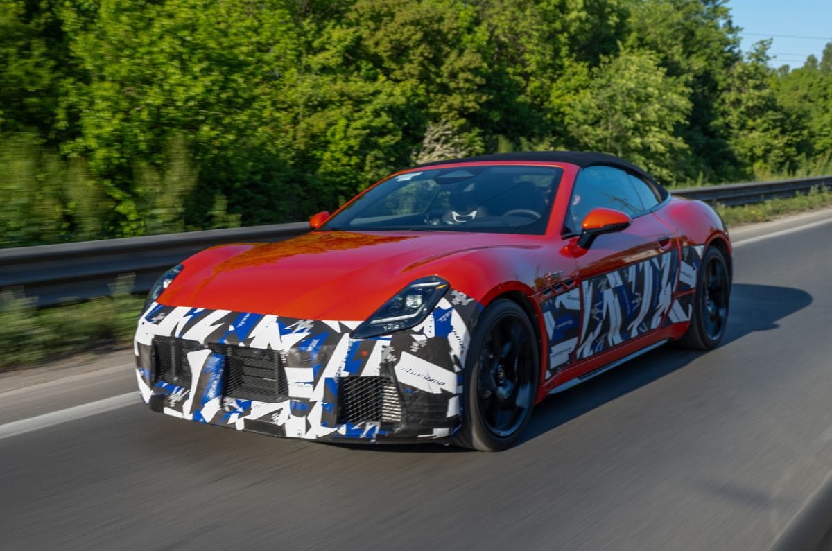 Maserati GranCabrio facelift test mule