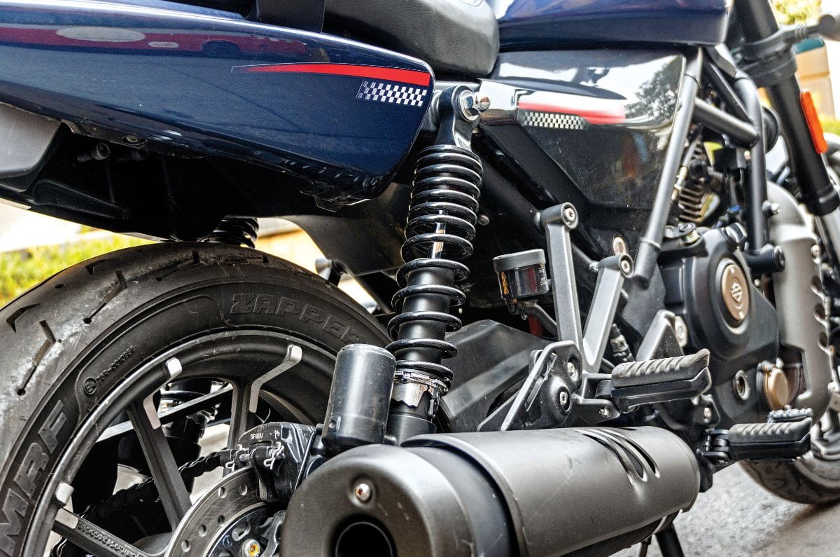 Harley-Davidson X440 T rear suspension
