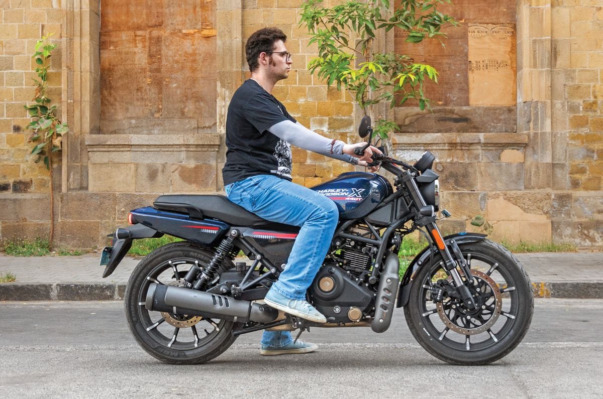 Harley-Davidson X440 T rider's triangle