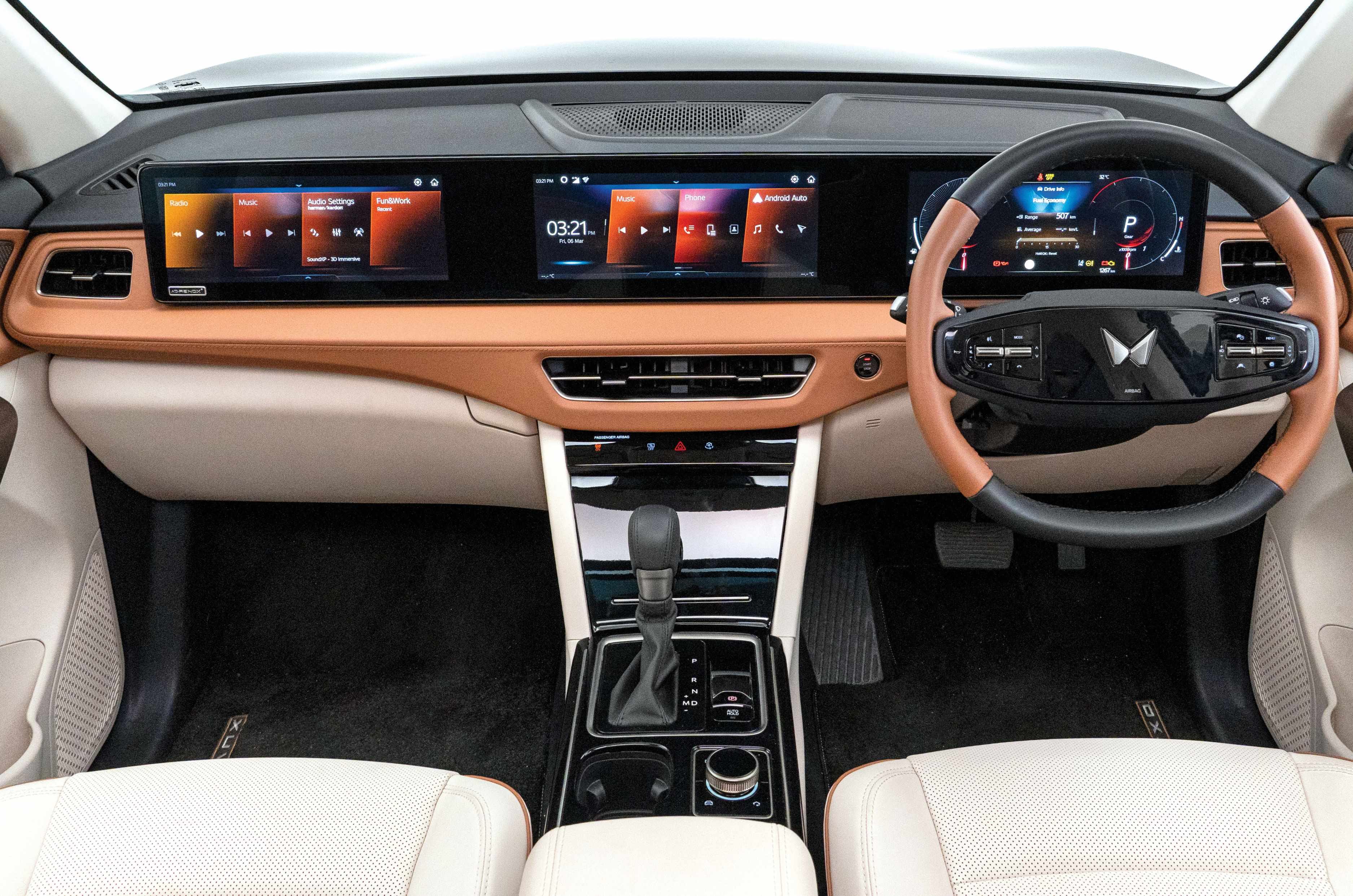 Mahindra XUV 7XO dashboard