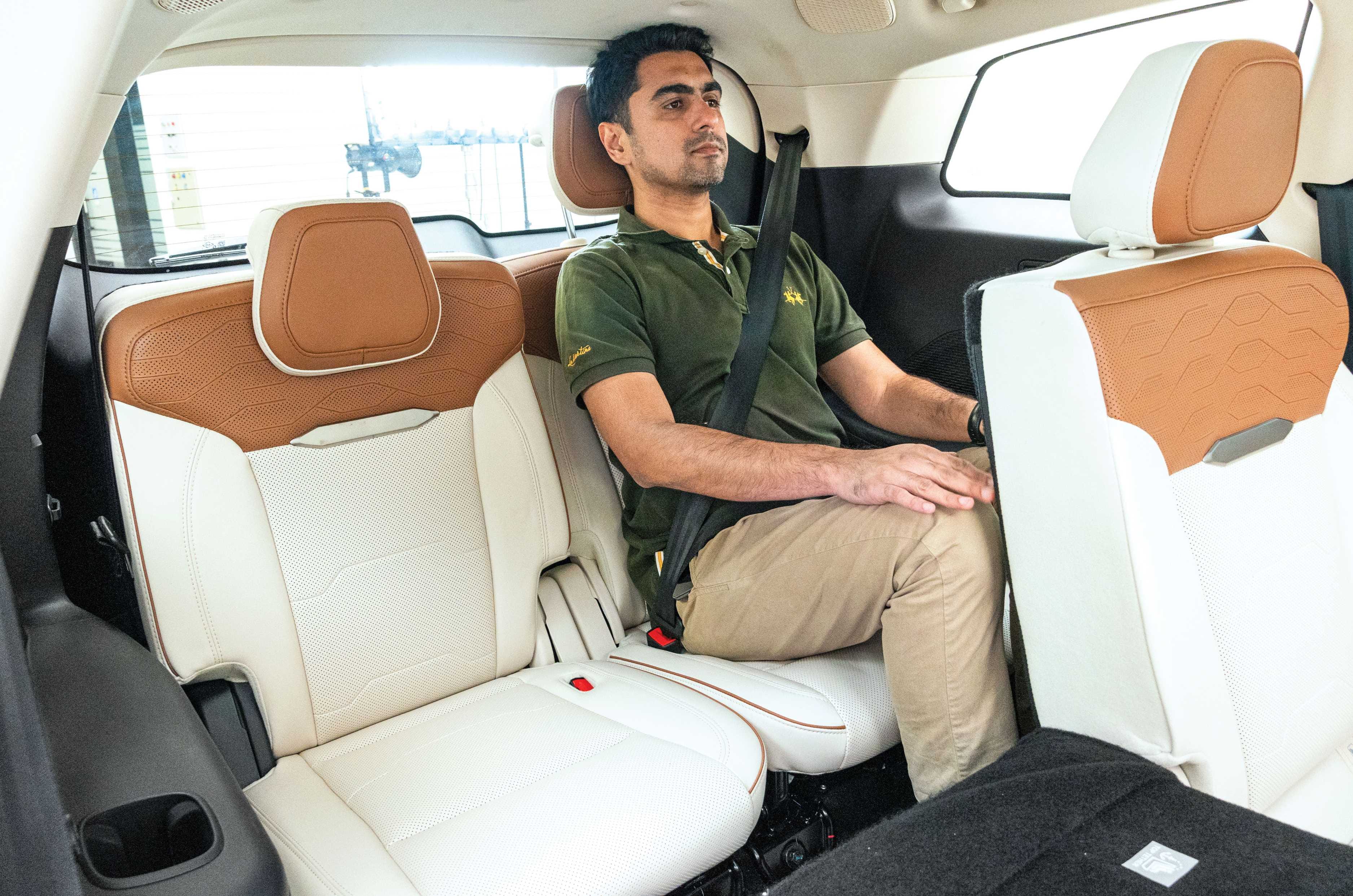 Mahindra XUV 7XO last row seats
