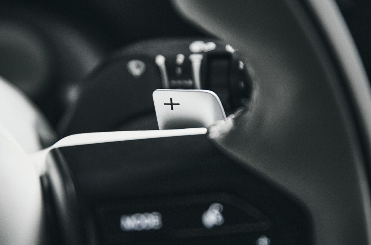 Next-gen Hyundai i20 paddle shifters