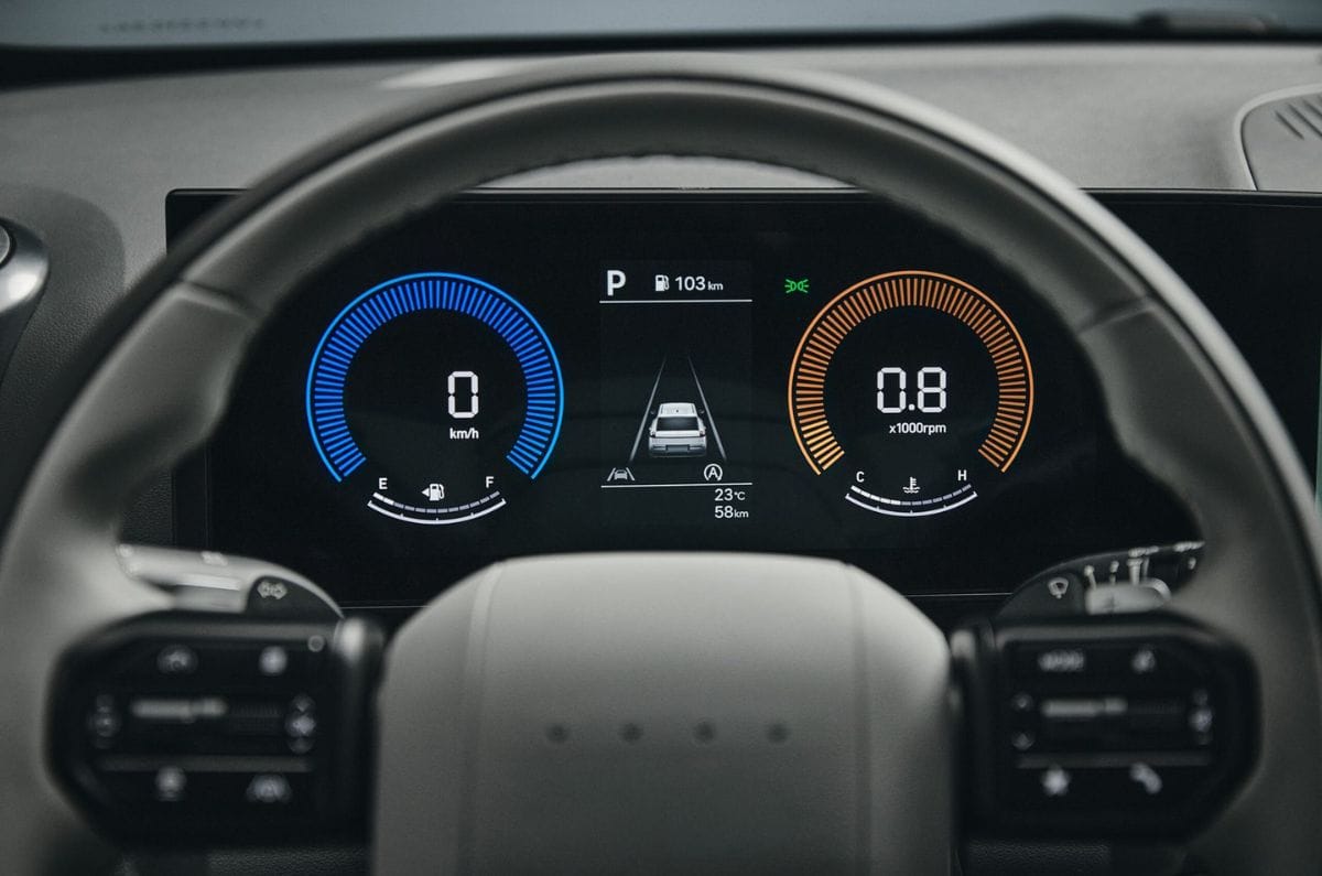 Next-gen Hyundai i20 instrument cluster