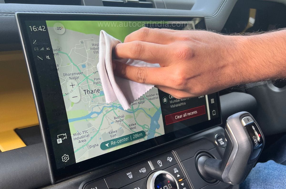 Defender Trophy Edition touchscreen cleaning