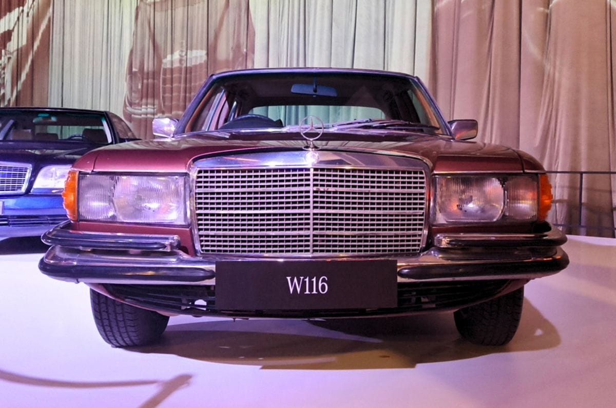 Mercedes showcases seven generations of S-Class in stunning display