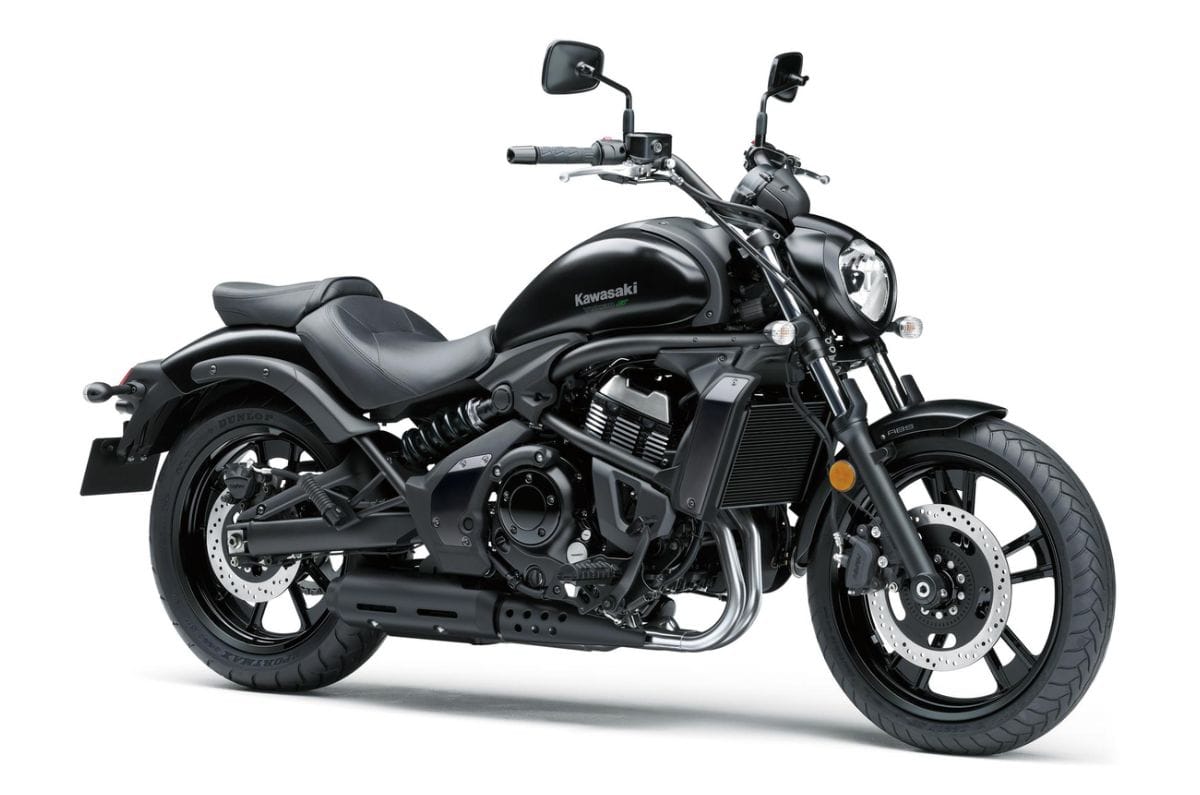 Kawasaki Vulcan S front right side static in studio