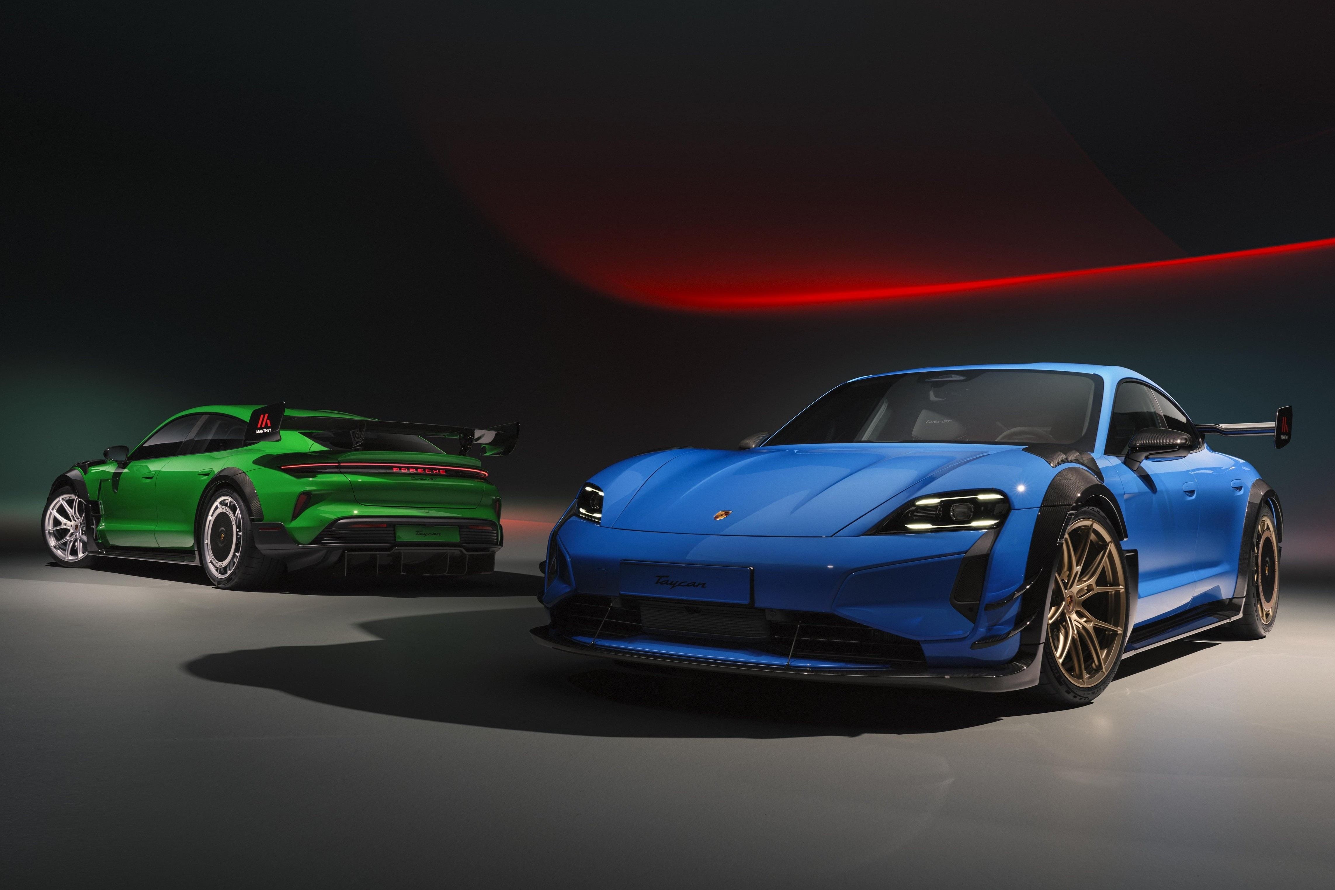 2027 Porsche Taycan unveiled with simulated gearshifts