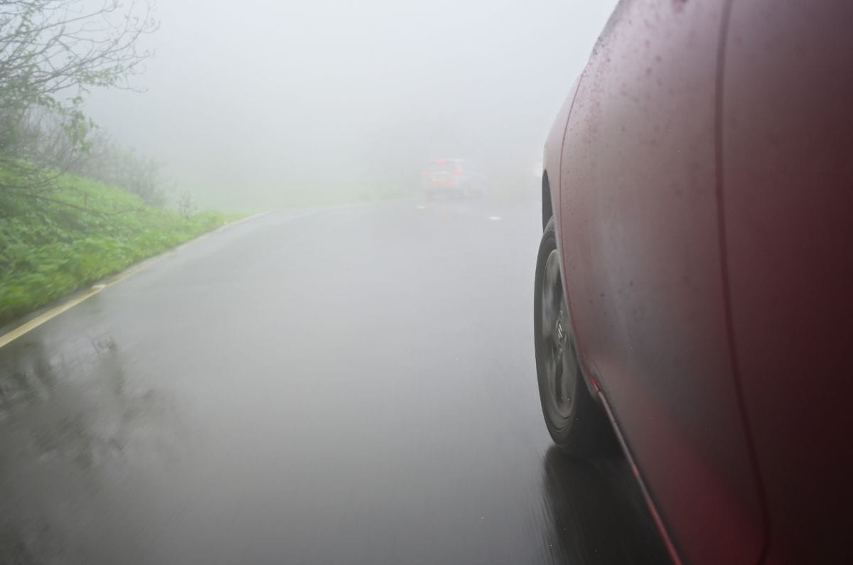 Driving in rain