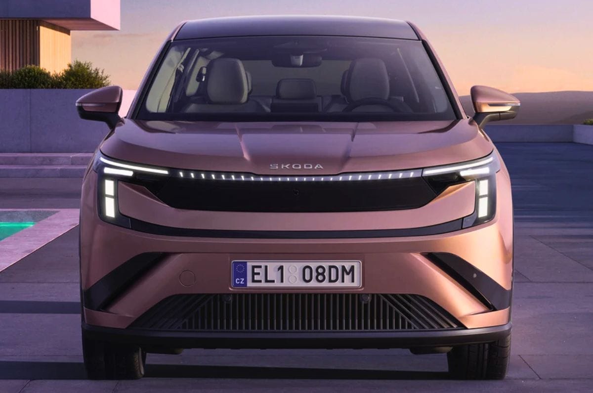 Skoda Peaq EV front profile